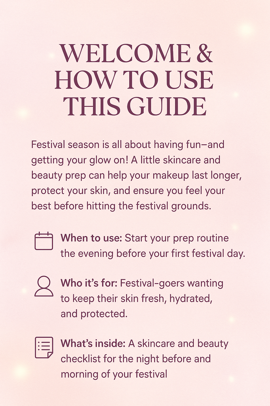 a woman's guide to make a skincarer