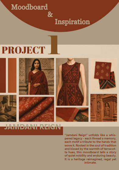 Moodboard for project Jamdani Reign