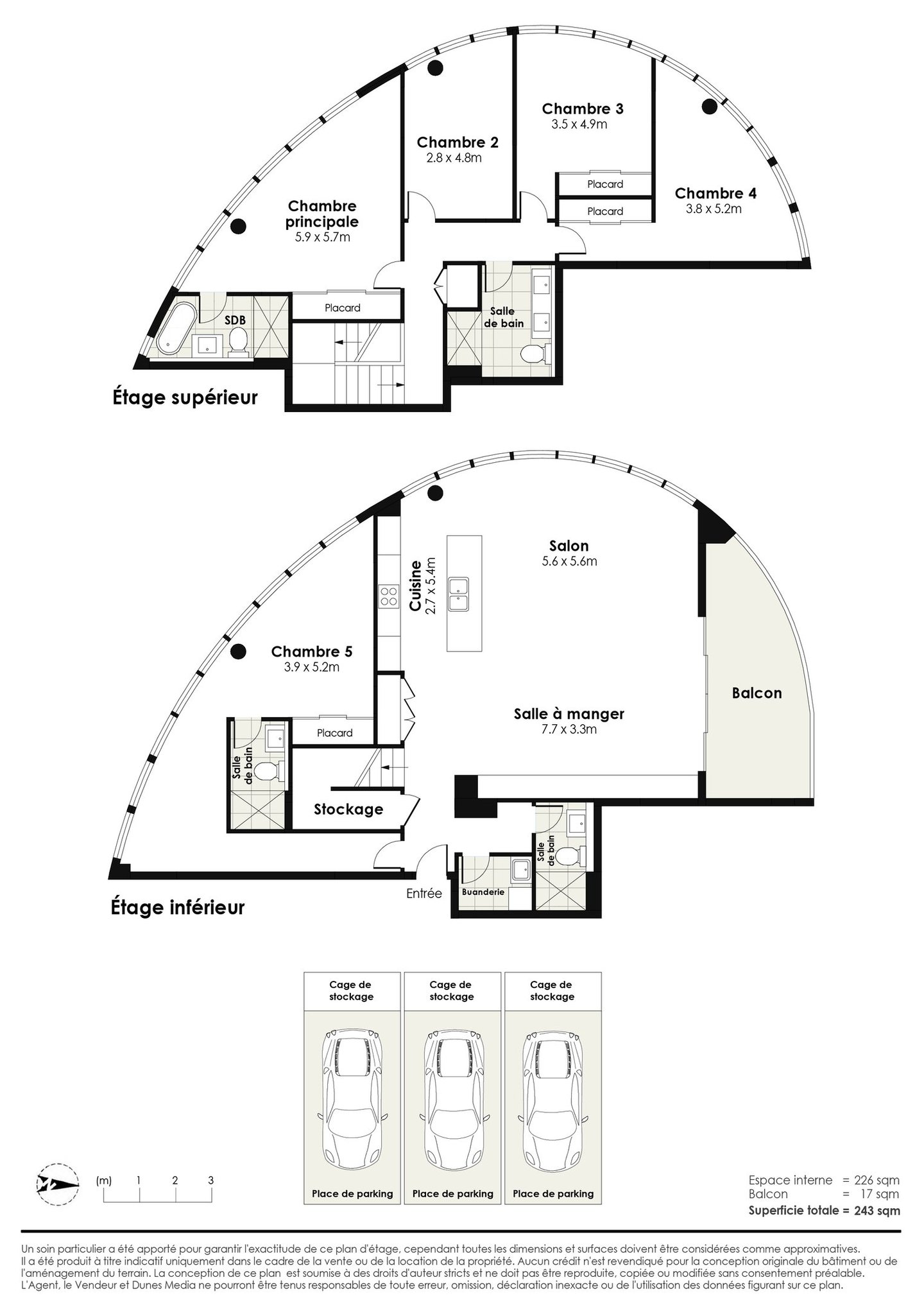 plan 2D appartement, garage, architecture