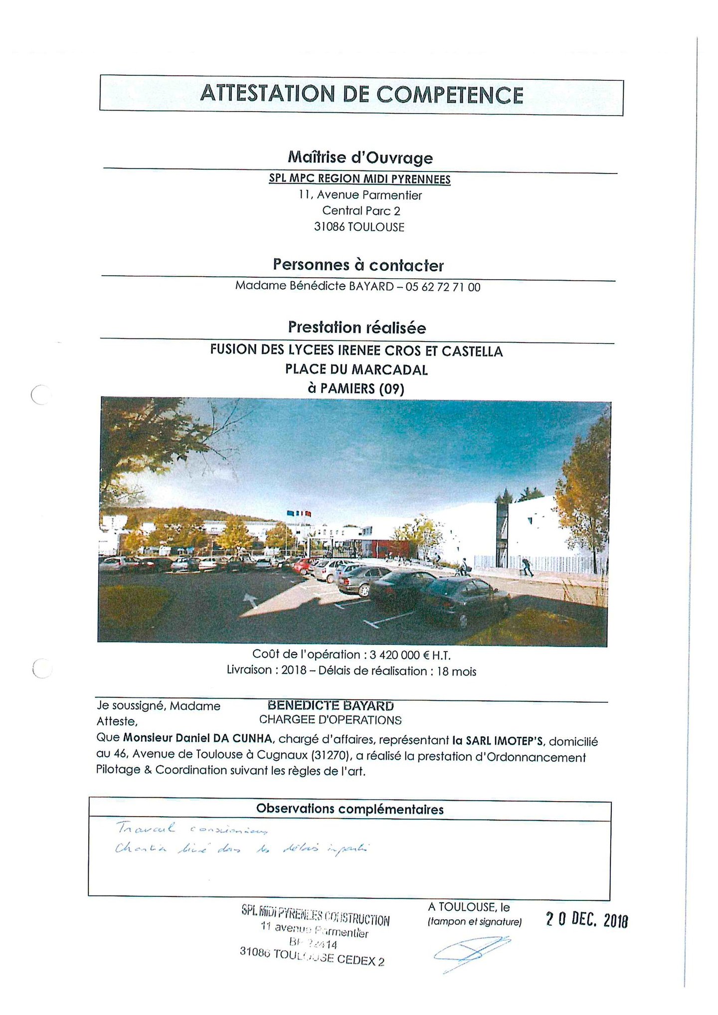 Lycées IRENÉE CROS & CASTELLA