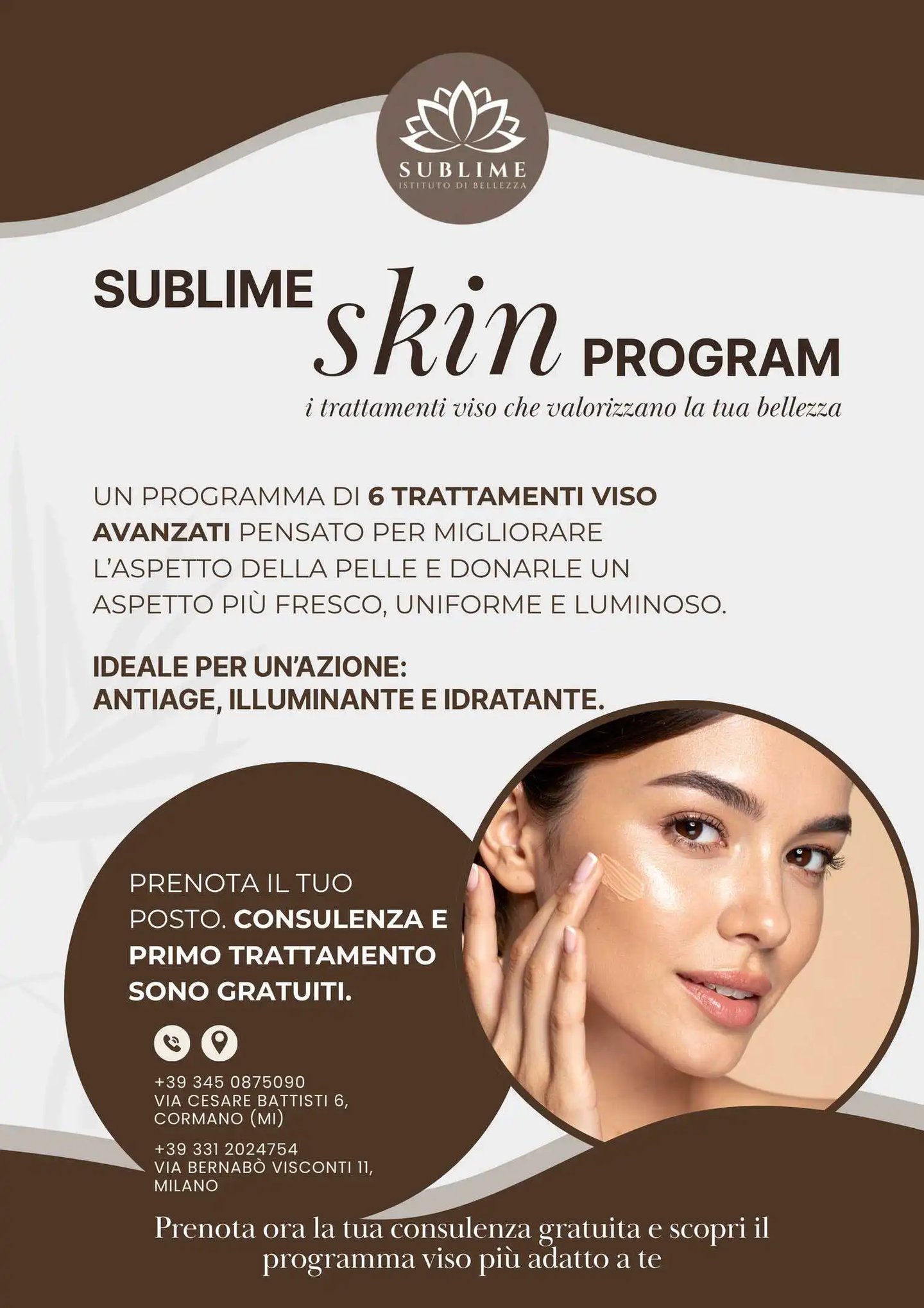 Infografica Sublime Skin Program