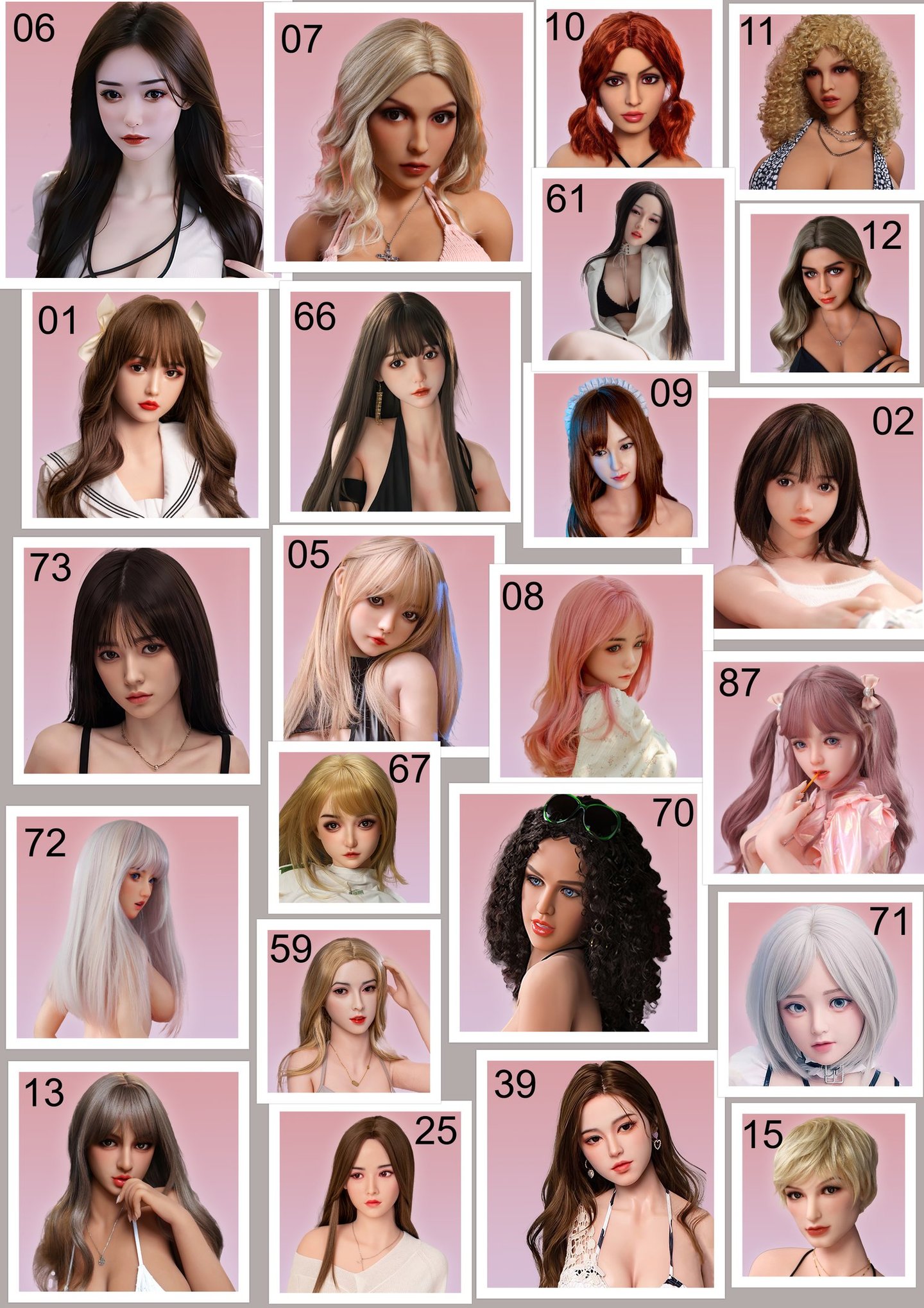 perruque dolls 