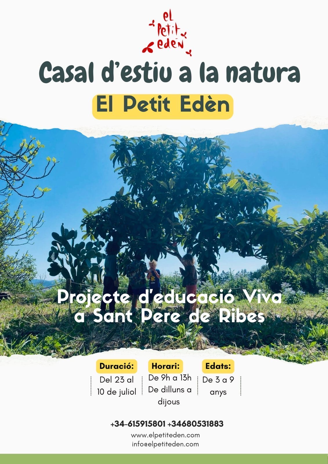 Escuela Bosque, Educació Respectuosa i Viva -  El Petit Edén, Barcelona