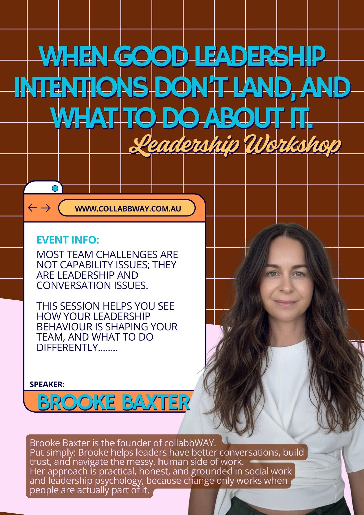 Brooke Baxter leadership