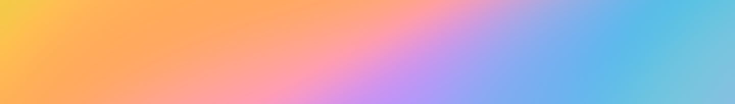 Your Creative CPA Gradient: A colorful gradient moving from yellow, to orange, pink, purple, & blue