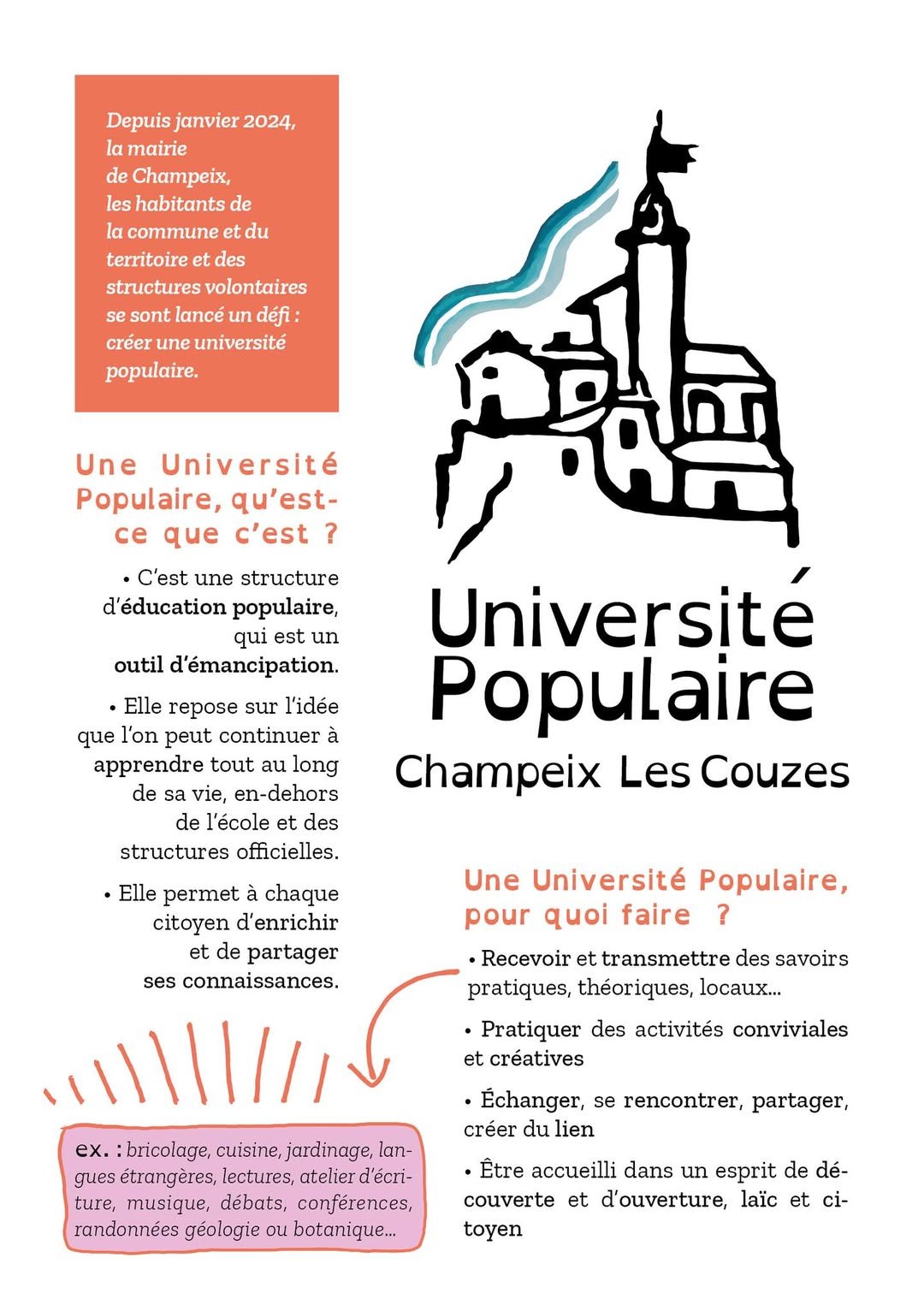 flyer UP champeix les couzes