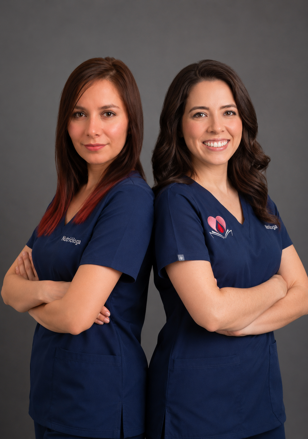 Foto de maestra en nutrición clínica Georgina Castelan con Lic Jessica Monroy 