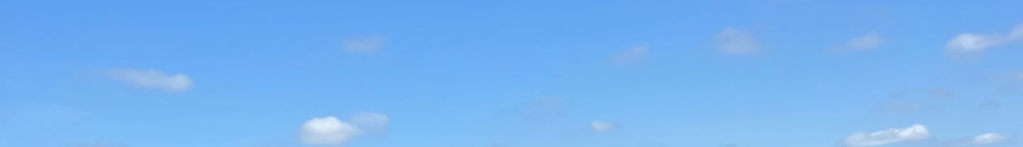 Blue sky over Milton Keynes