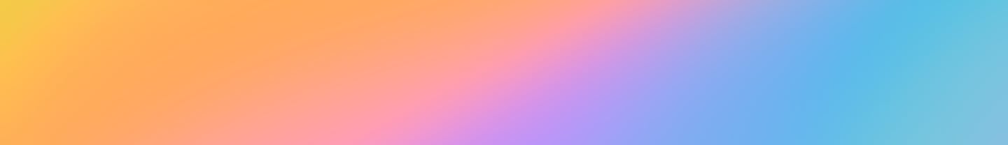 Your Creative CPA Gradient: A colorful gradient moving from yellow, to orange, pink, purple, & blue