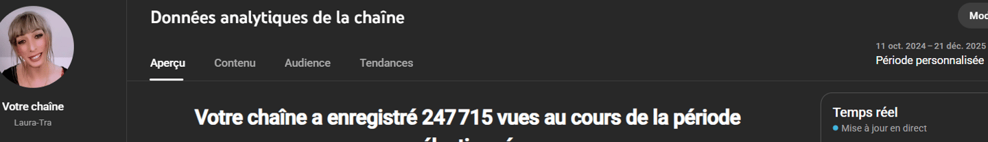 Chaîne YouTube Laura-Tra