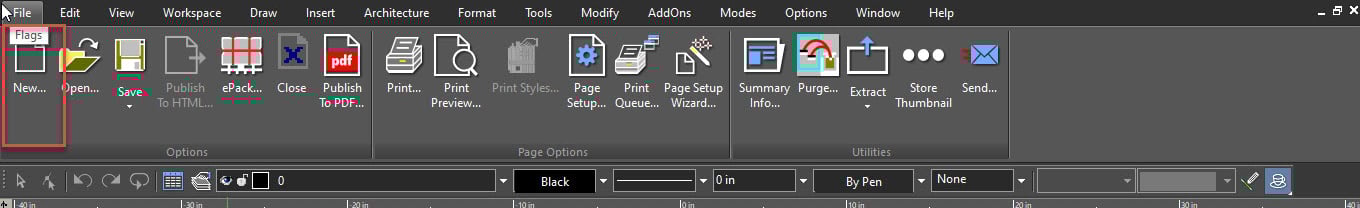 xCAD Create new file