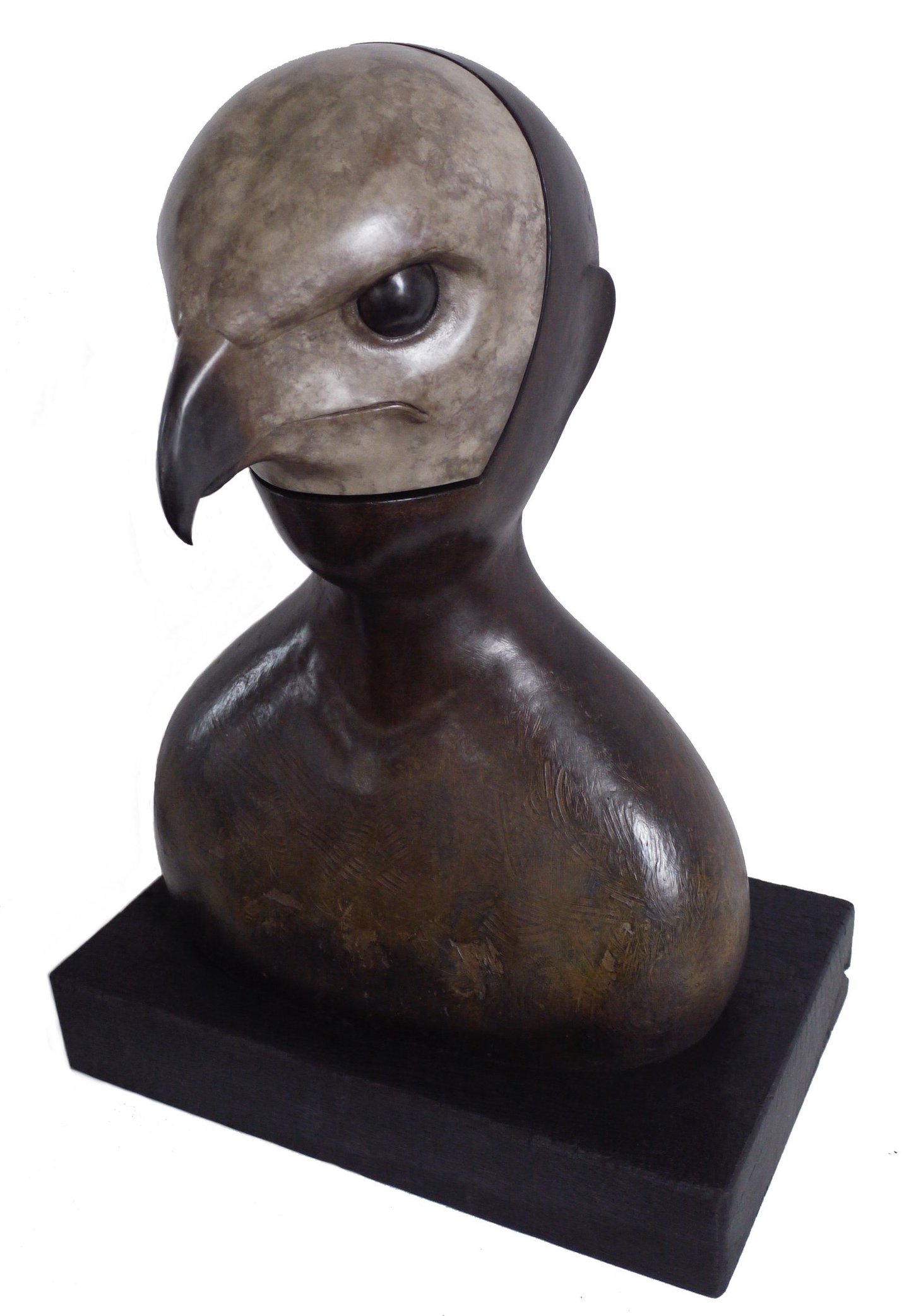 Bronze Sculpture Hawkish By Mark Richard Hall