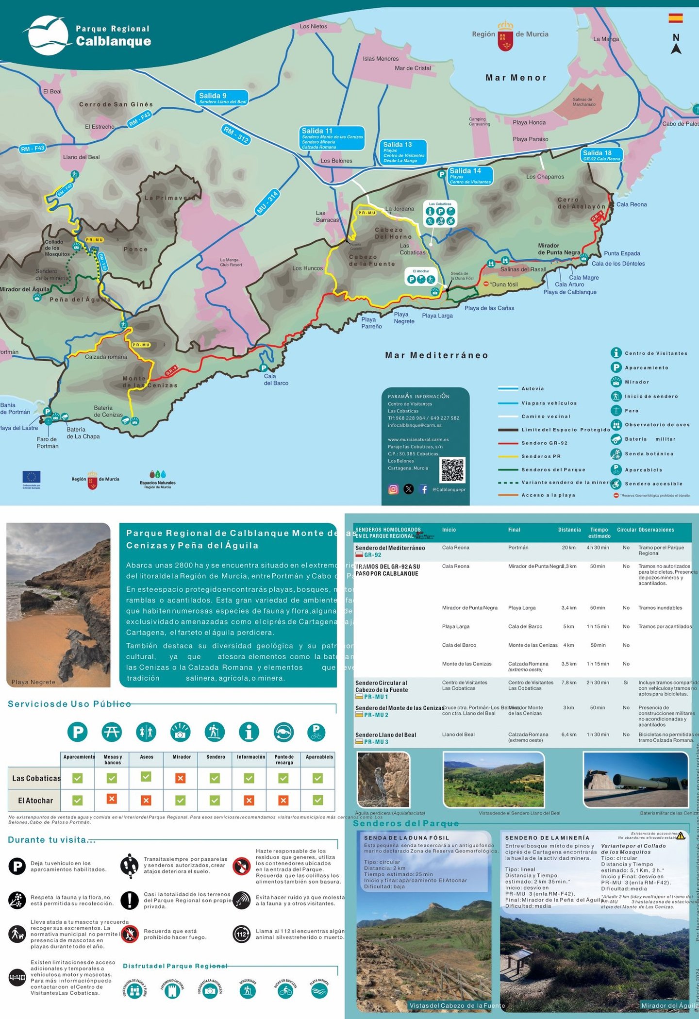 calblanque kaart