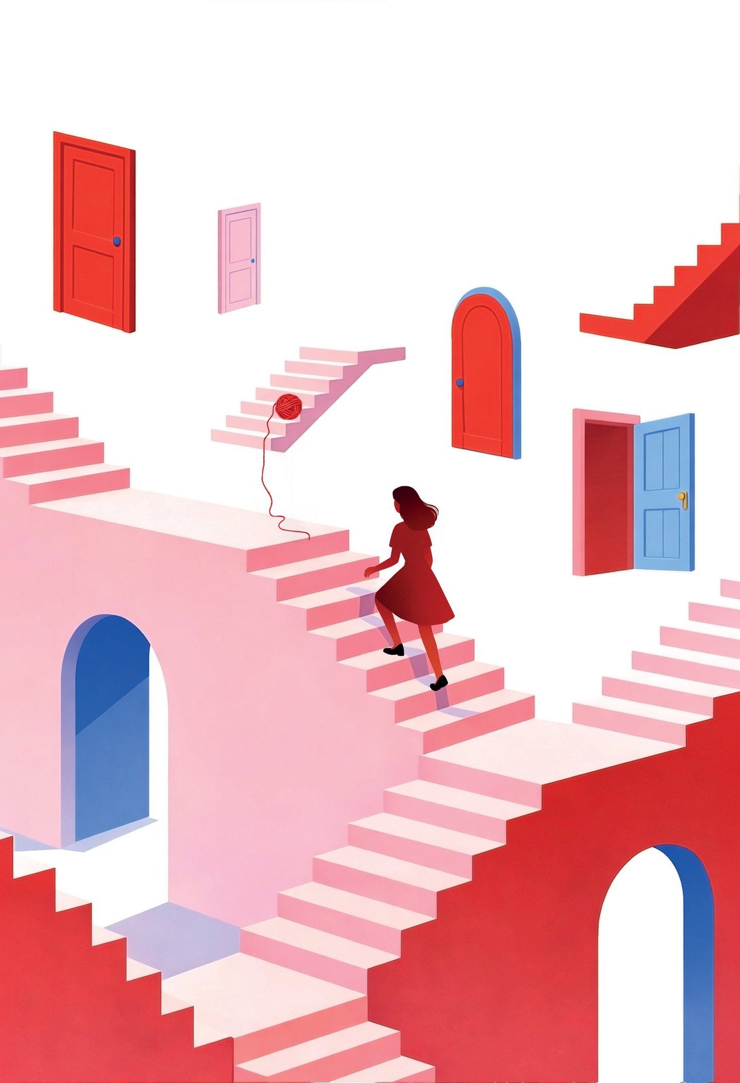 Spectacle - LA FILEUSE DE NUIT - ROZE'N'BARBE PRODUCTIONS - Illustration Mathilde Fouquay - Artéphile Avignon OFF 2026