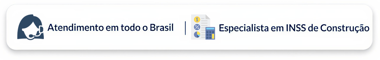 INSS de Obra - CND - Regularização de Obra - CNO - Redução