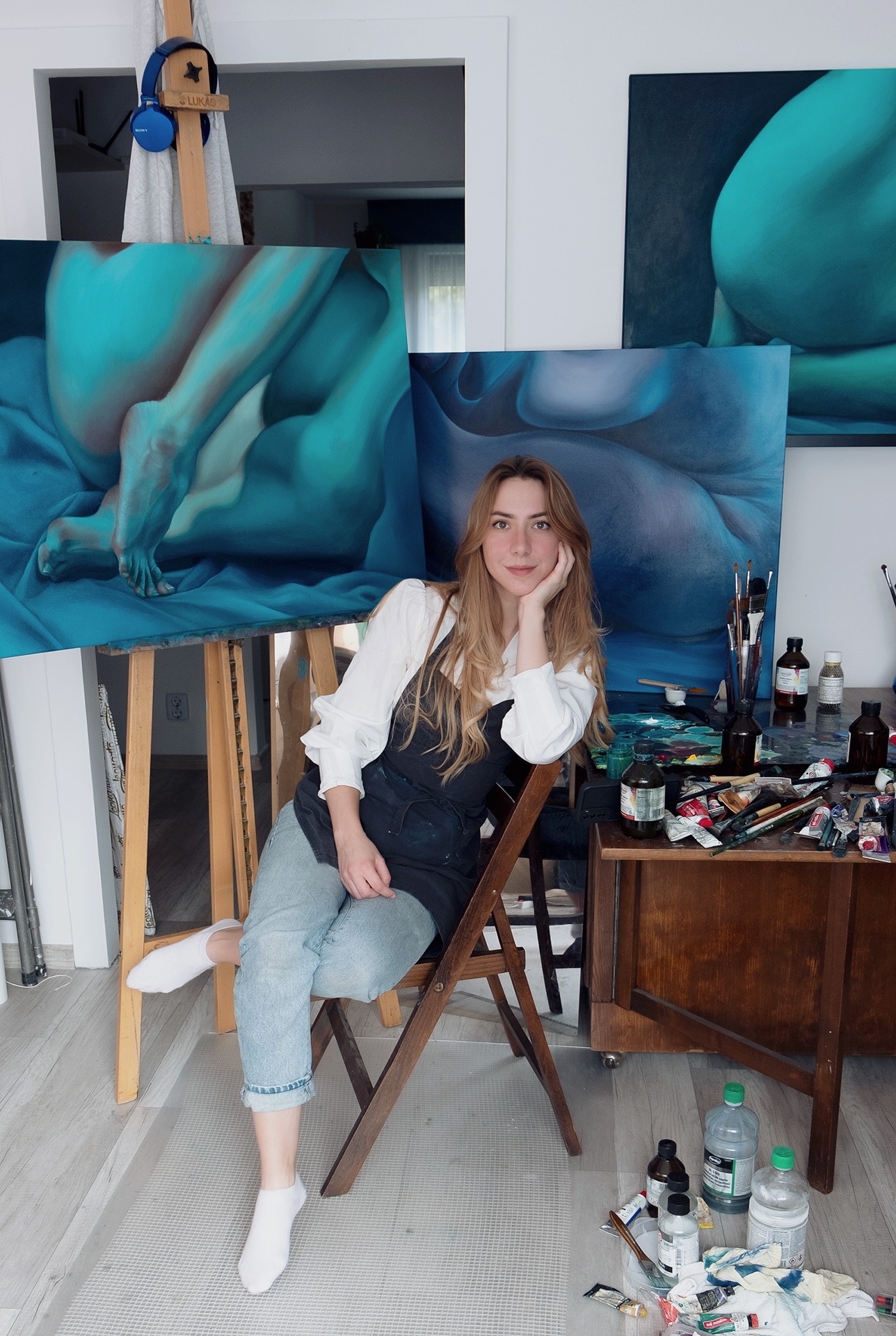 Anita Papp artist portrait, festőművész