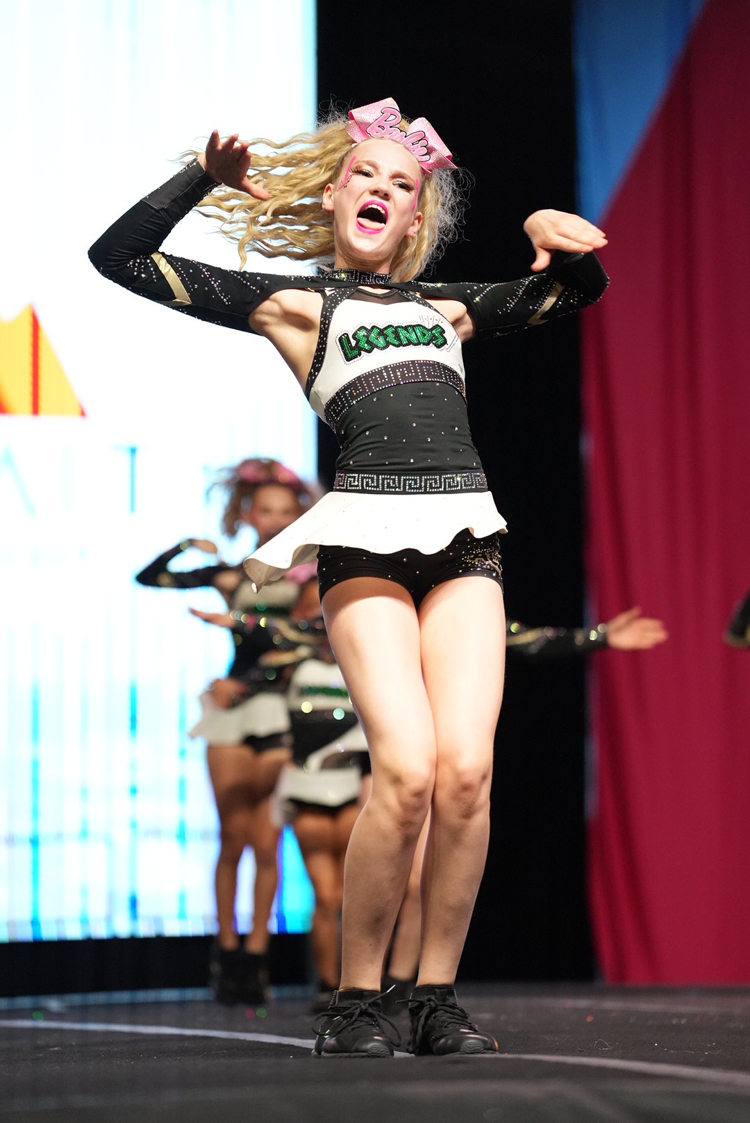 Baylor during her champion ship performance