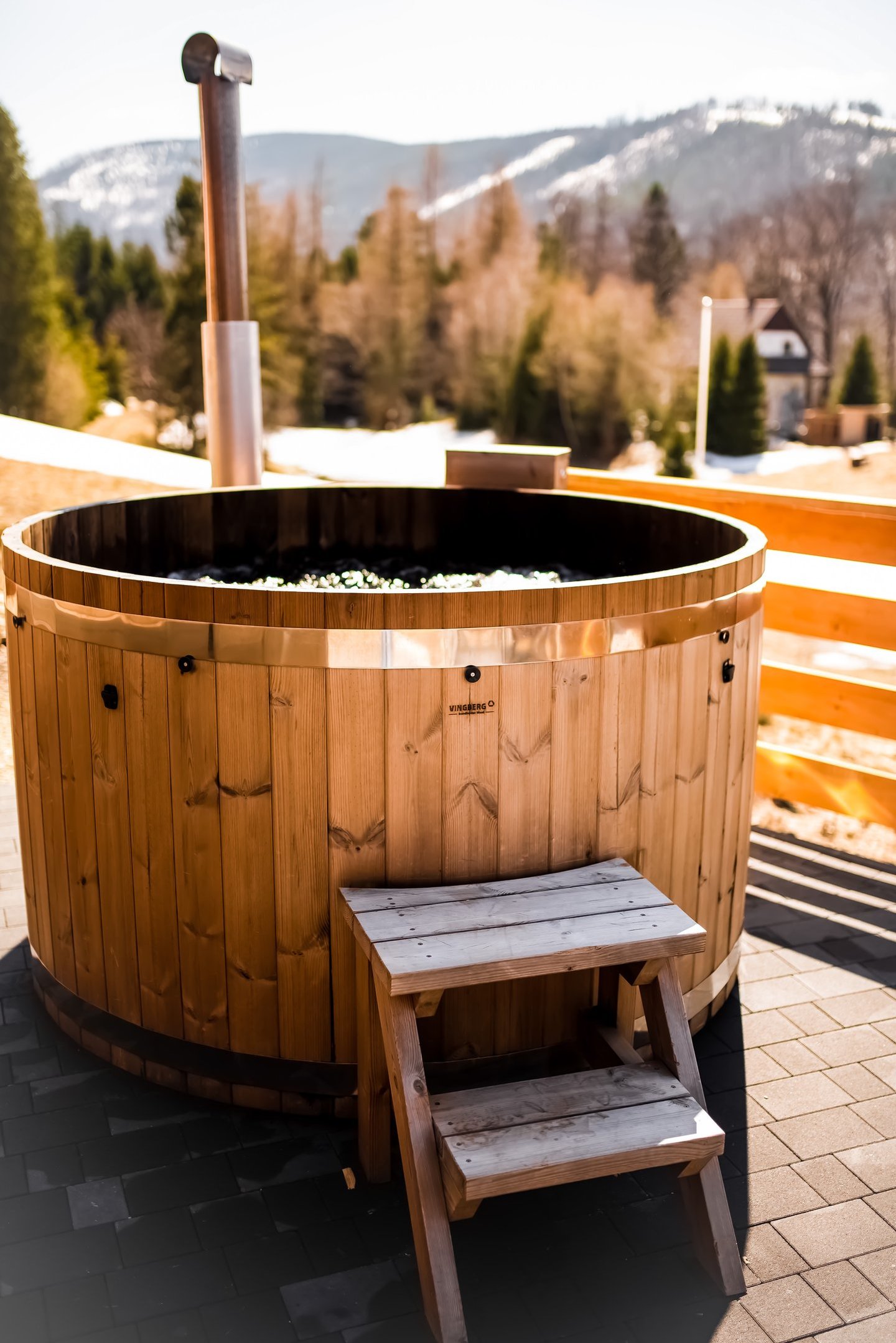 bania na stoku, polana suche, wypoczynek