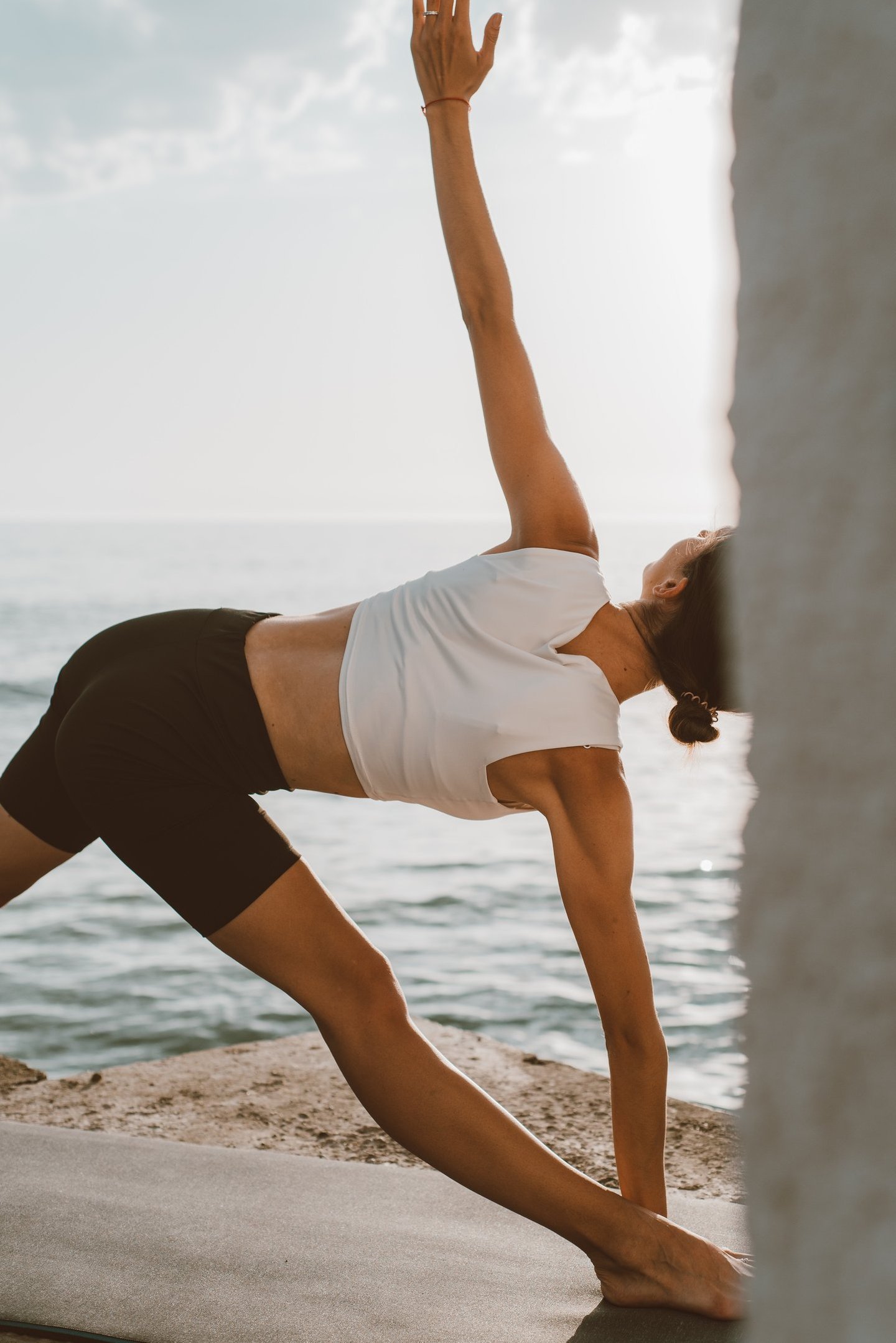yoga by the sea in Sicily
