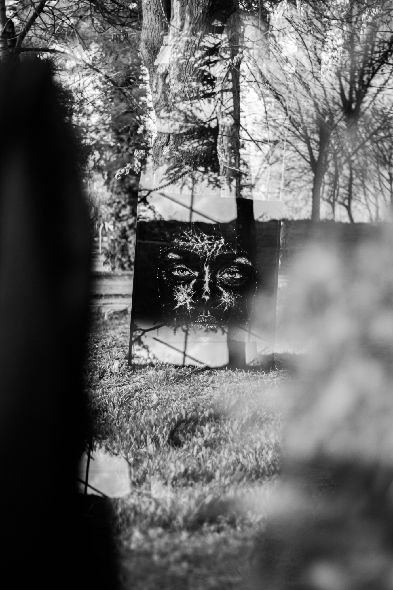 Custom Broken Glass Art