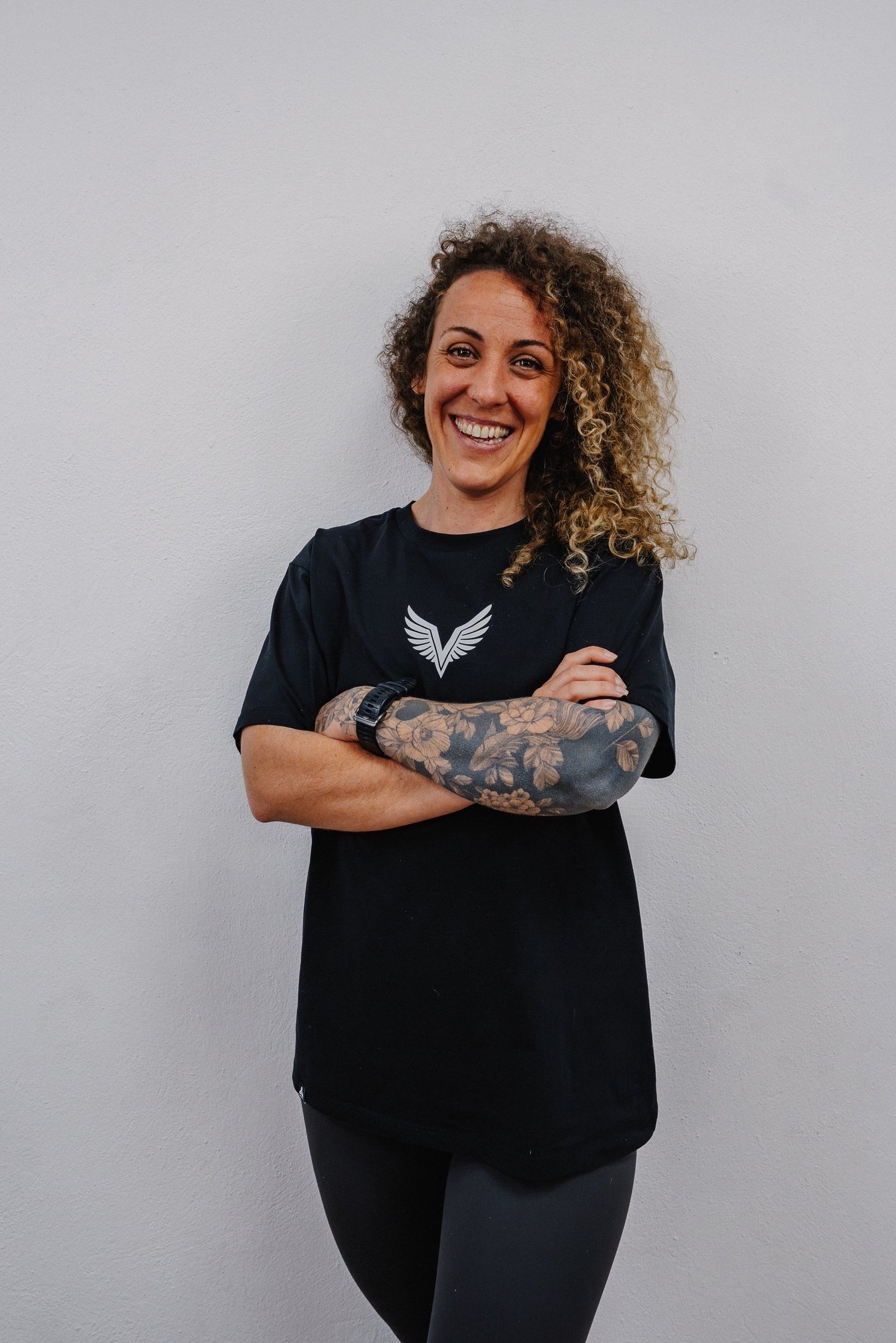 Gérant de Crossfit Valkaia Pau, femme de 40ans souriante