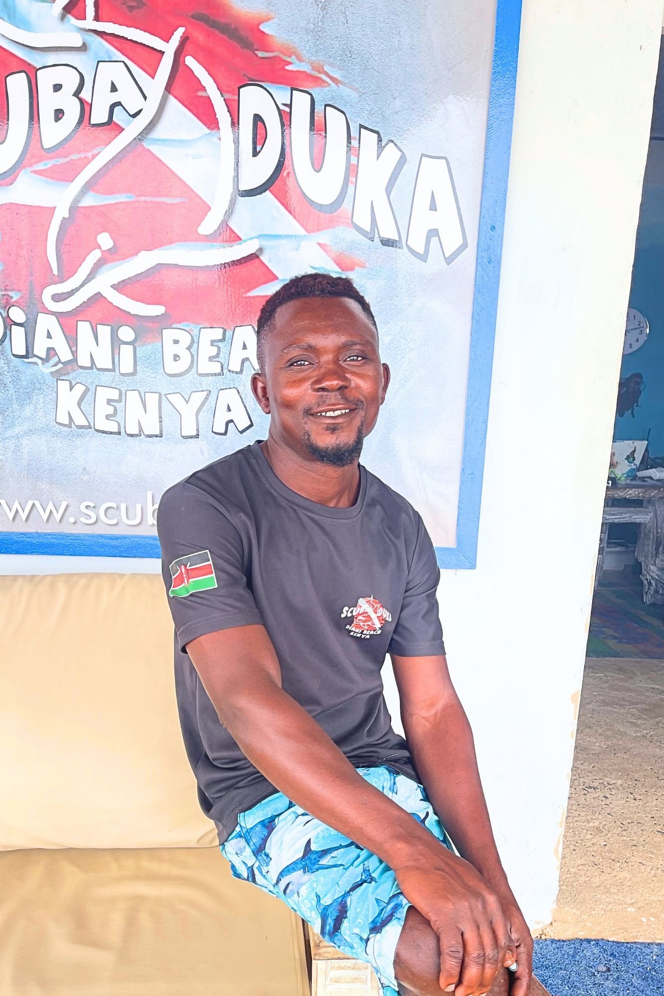 Scuba duka staff Kassim Dive master and guide