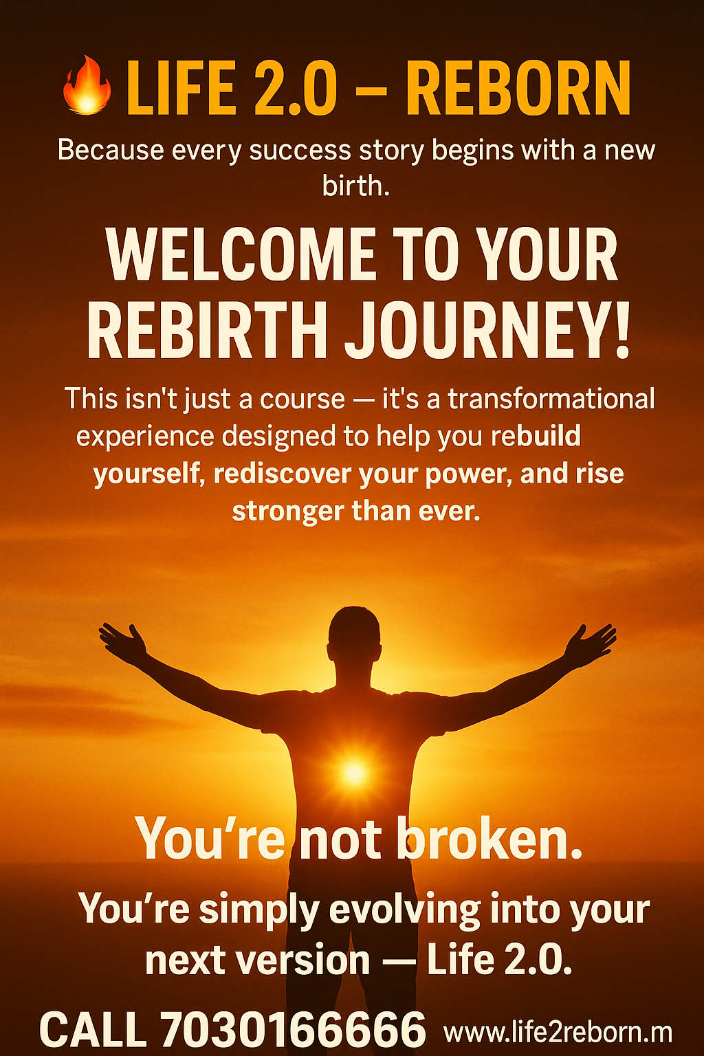 a man standing in front of a sunset