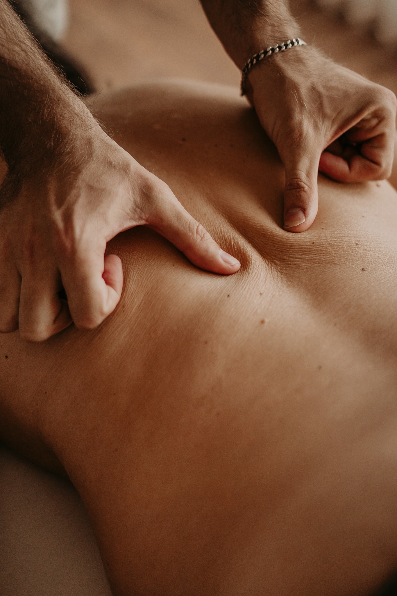 fotografía corporativa de masajes