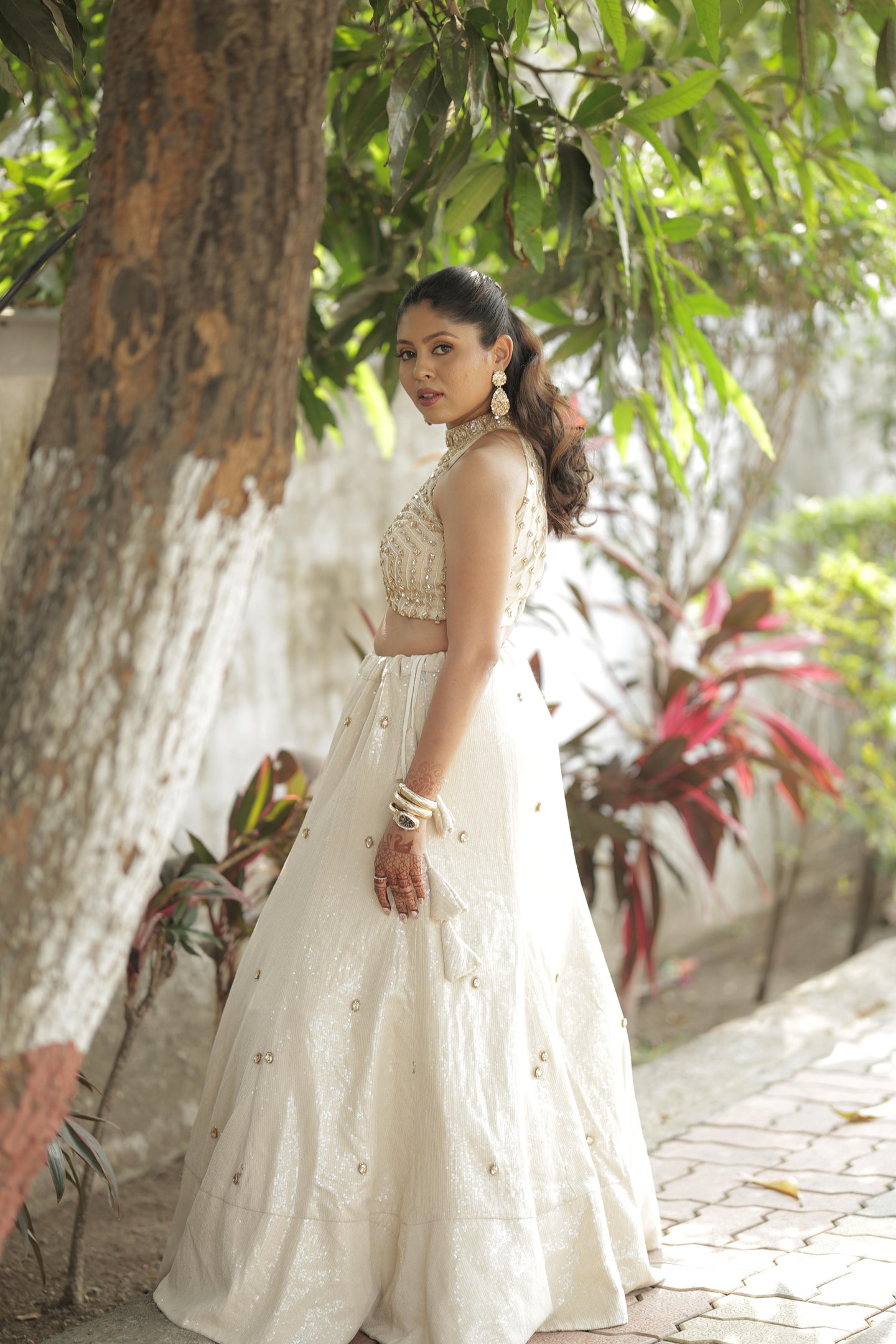 elegant soft glam makeup look by professional makeup artist Vadodara