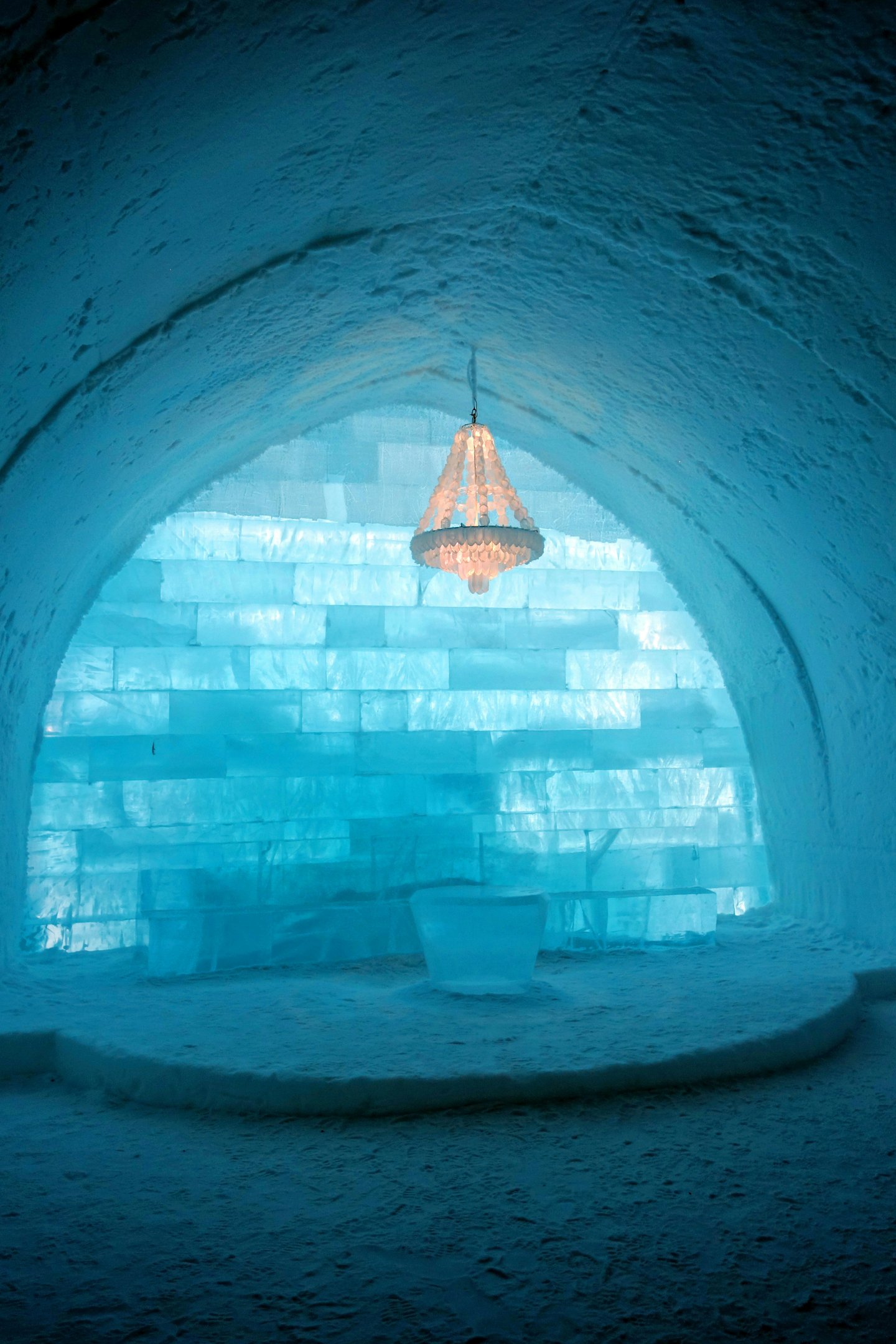 Icehotel w Laponii, Szwecja.