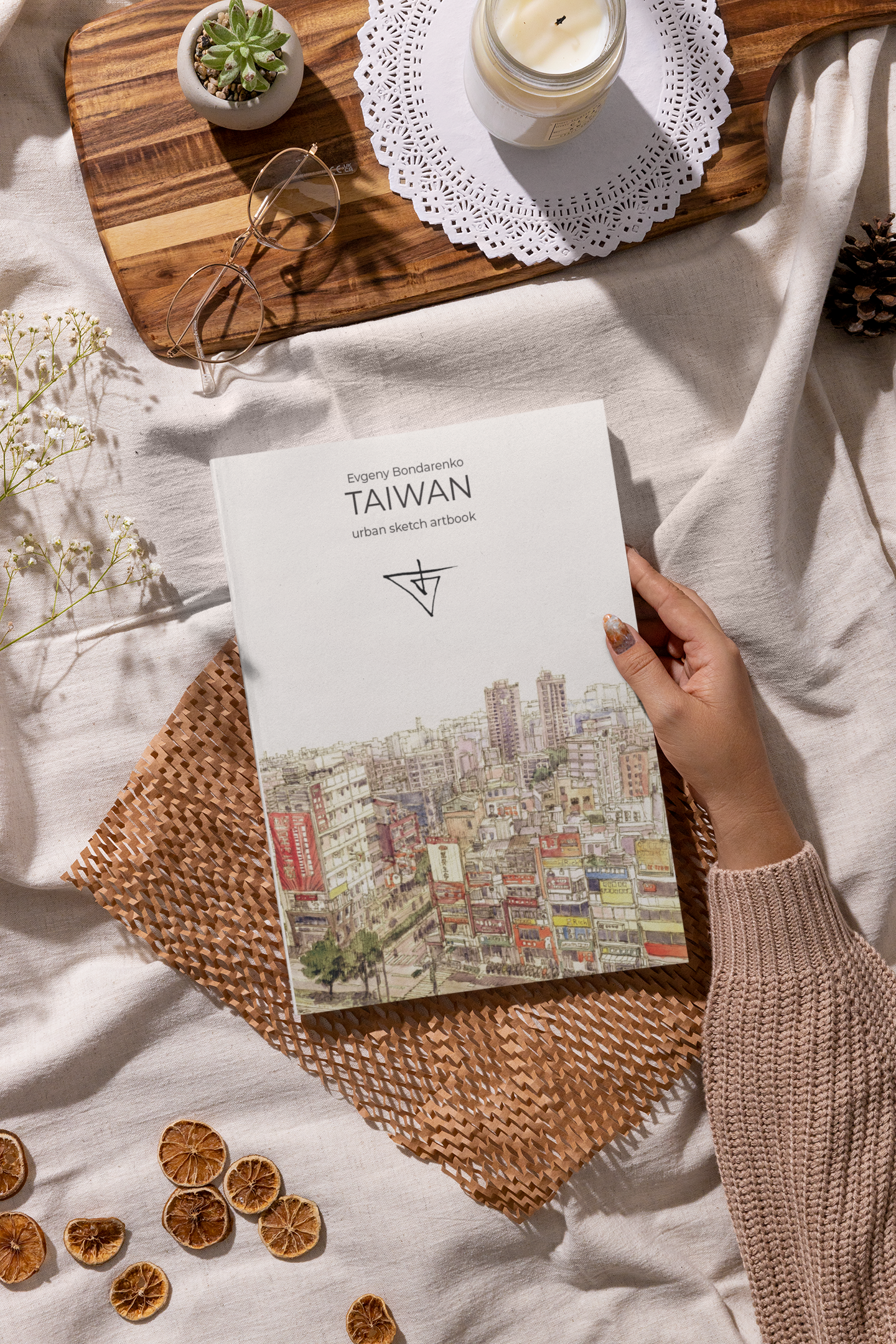Taiwan Urban Sketch artbook Evgeny Bondarenko