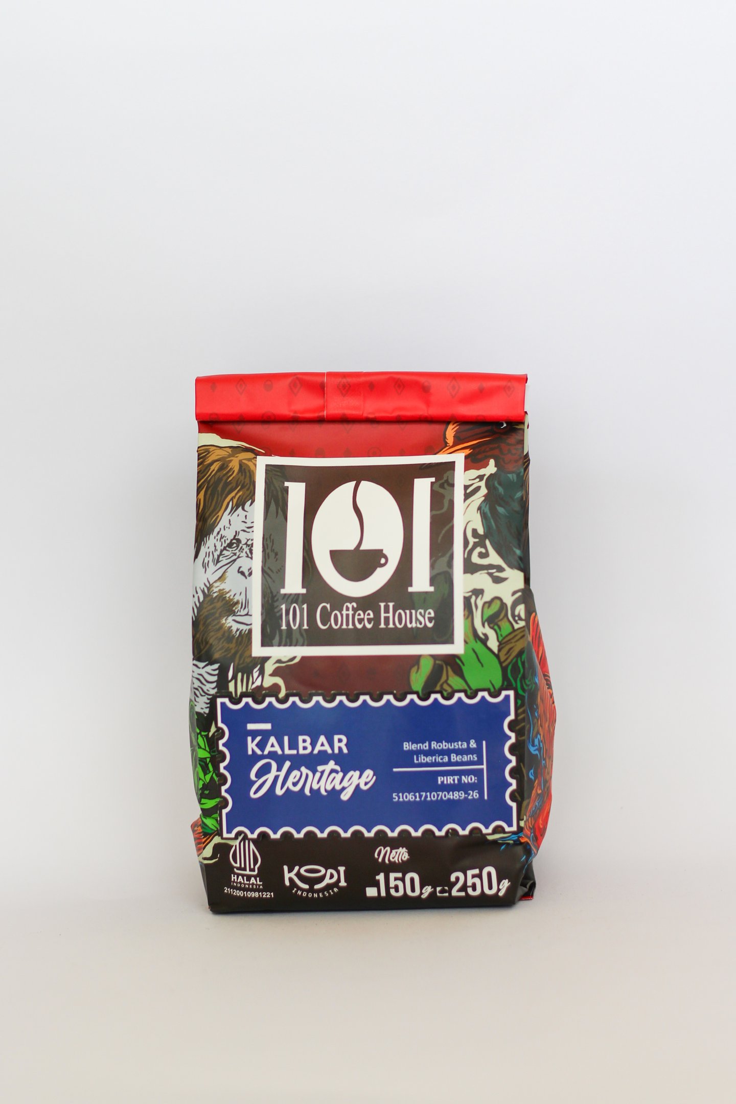 kopi blend liberika dan robusta kalimantan barat produksi 101 coffee house