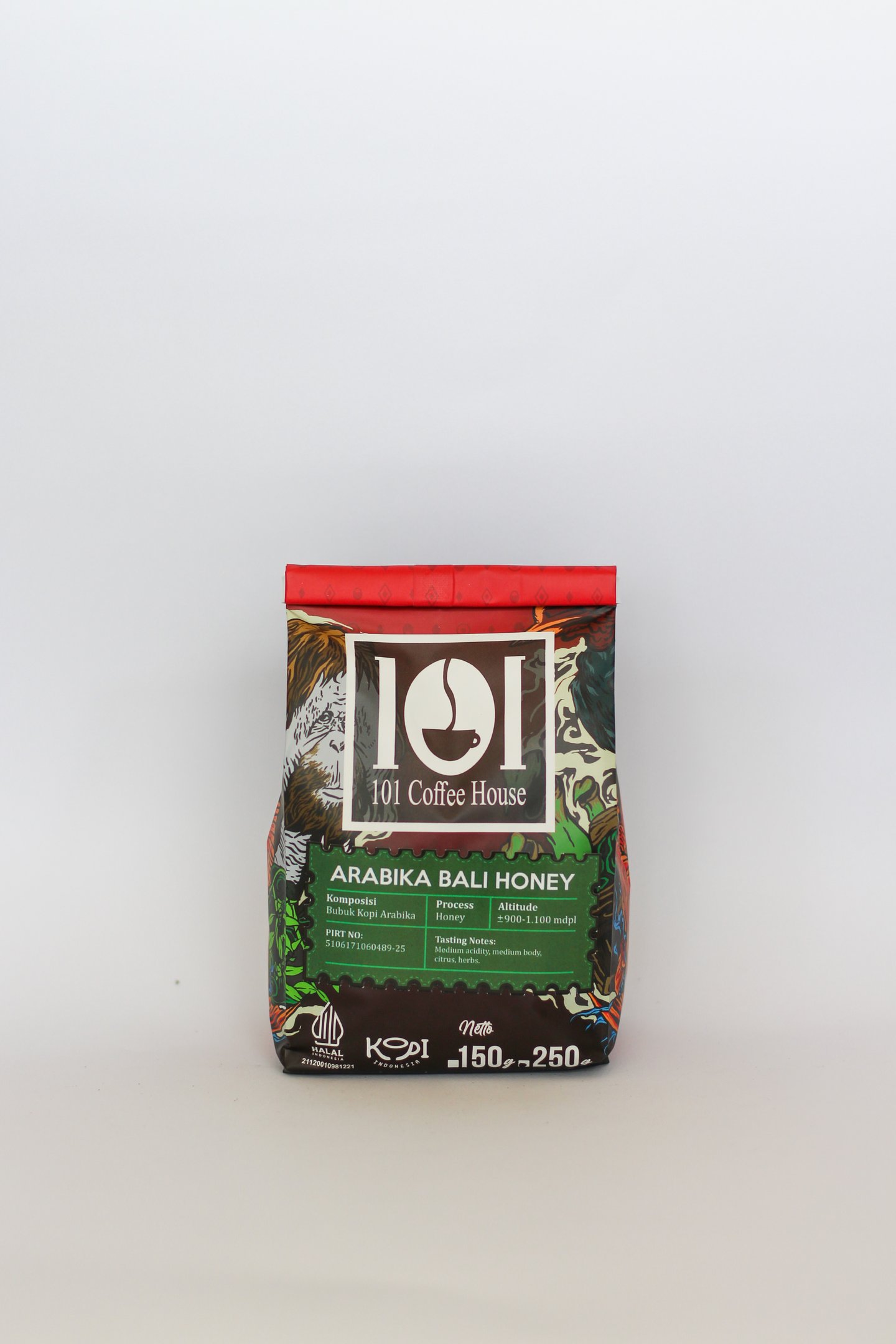 Arabika Bali Honey produksi 101 coffee house dengan profile manual brew