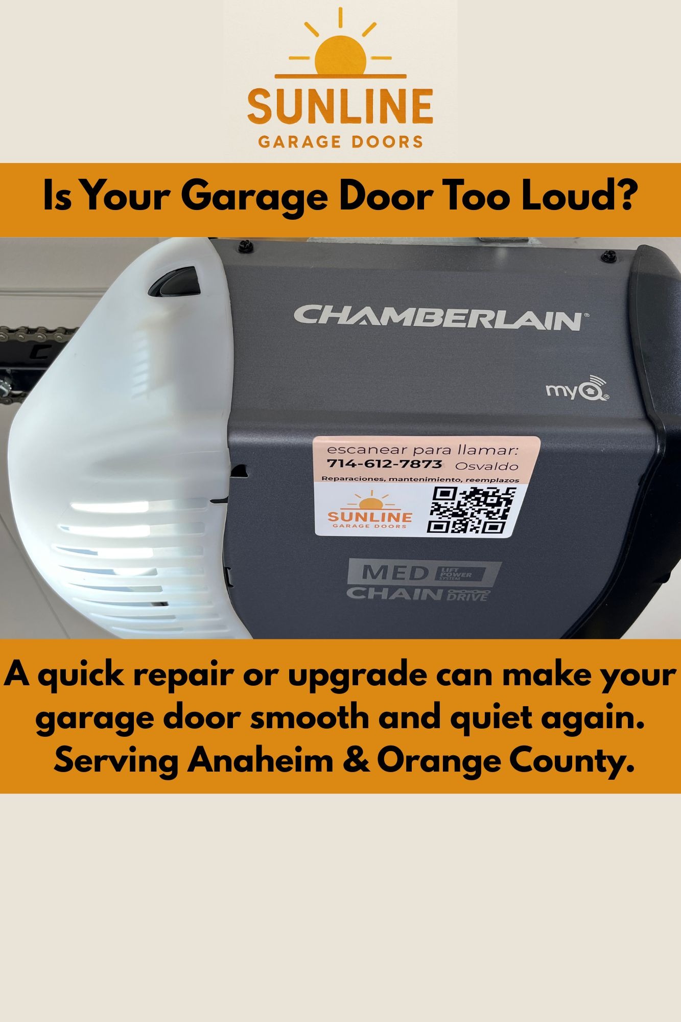 sunline garage doors orange county install repair