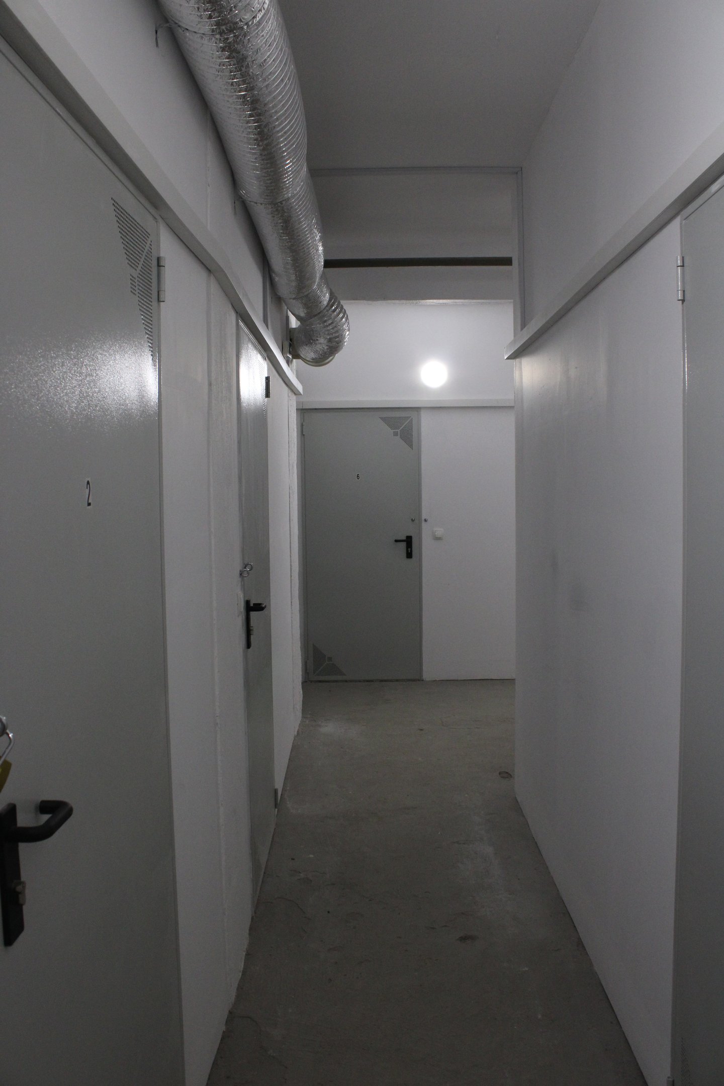 Central Corridor with Ventilation System