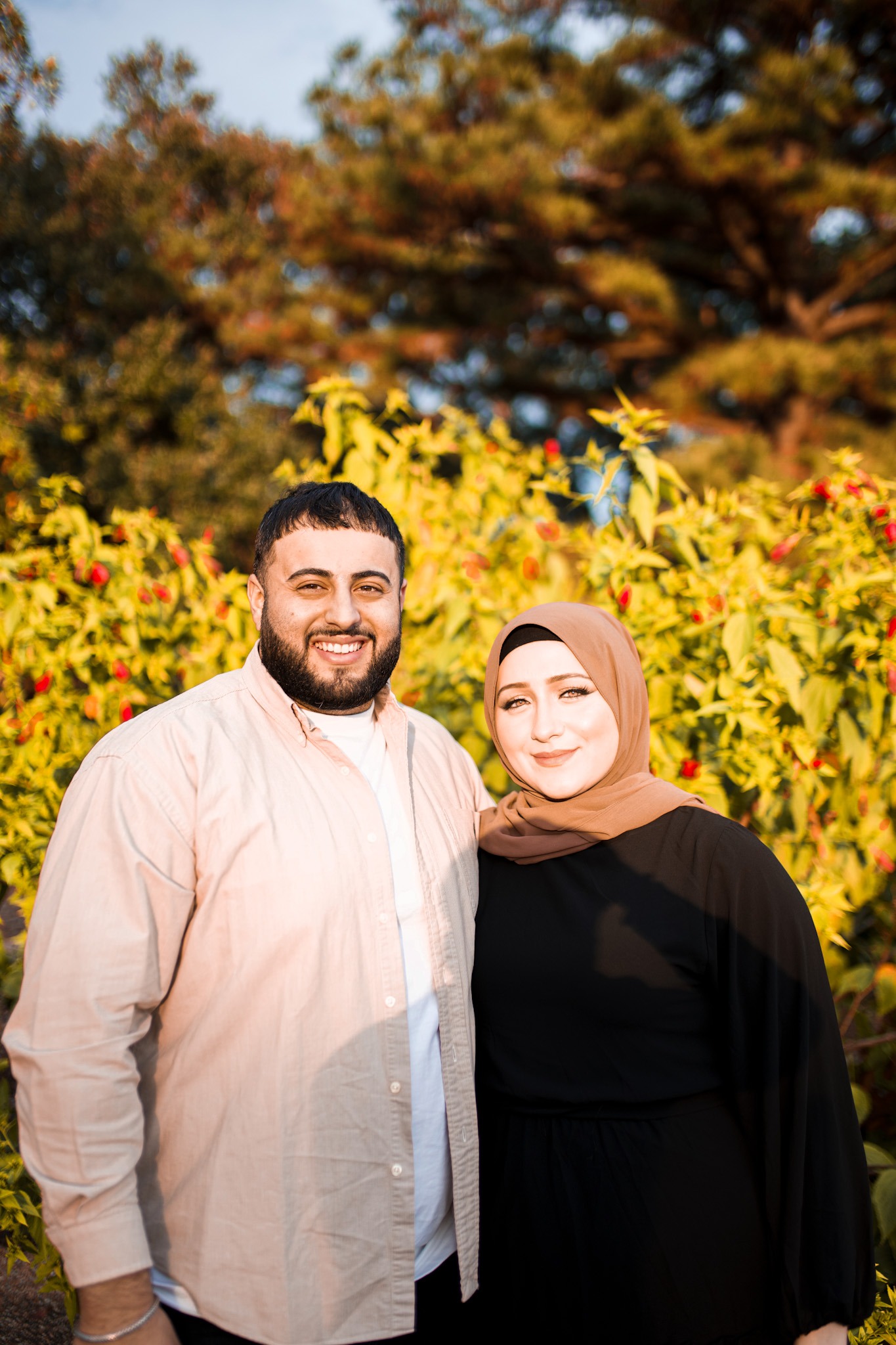 Aya and Mustafa, the team behind Friday Coffee Co., specializing in Dallas event coffee catering