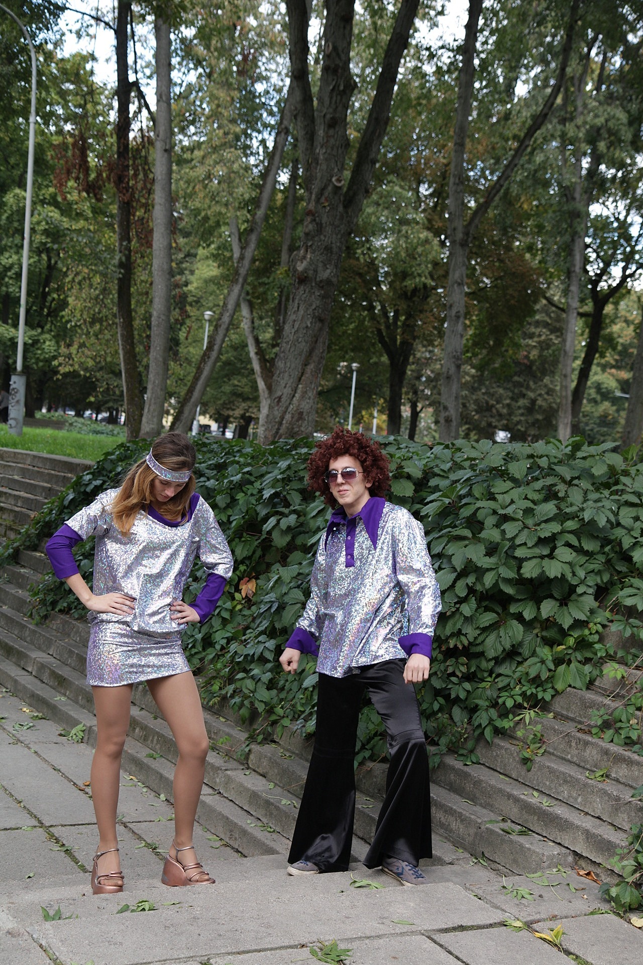 Disco kostiumai porai