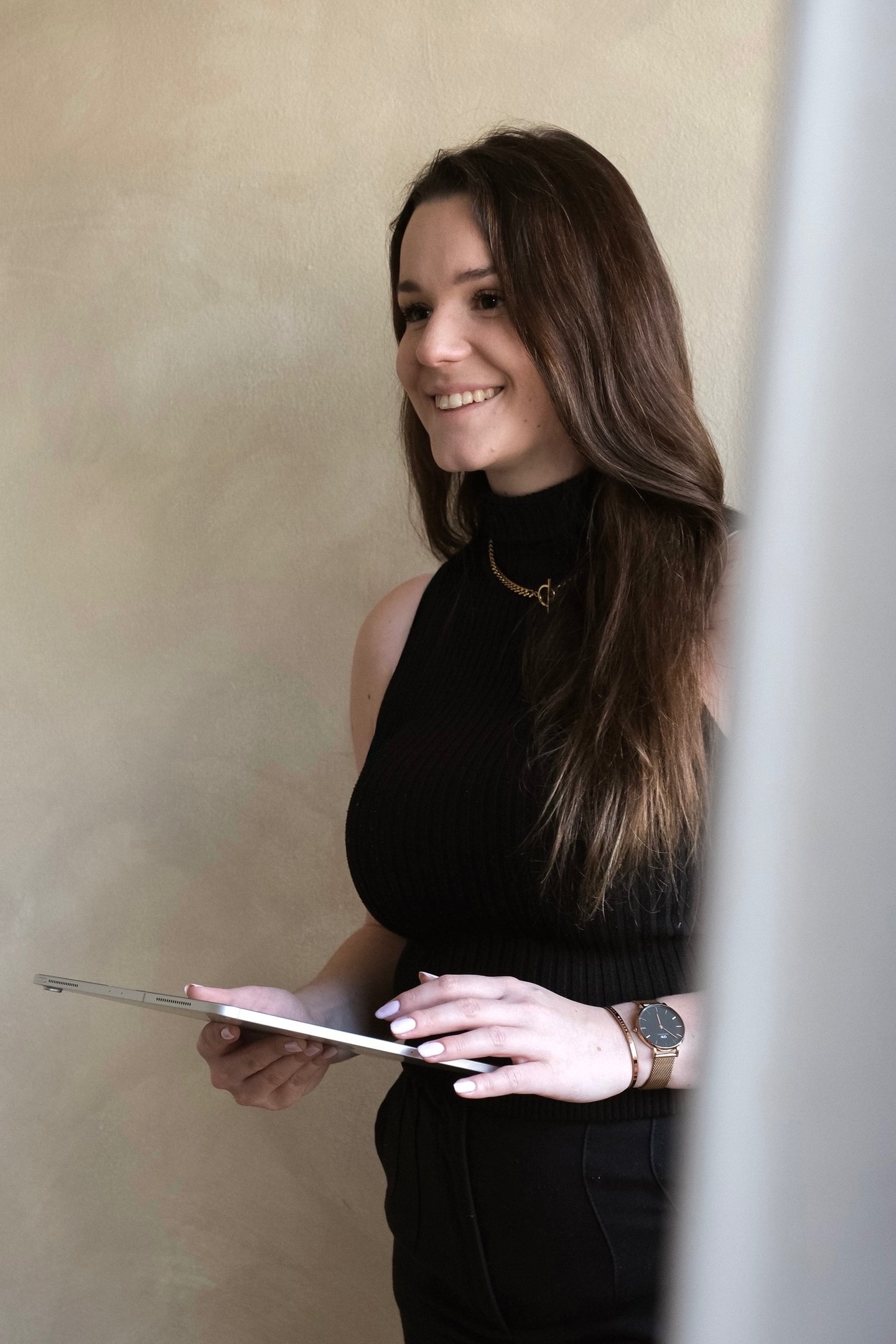 Coach Gina Stephan für Karrierecoaching bei Begrüßung eines Coaching-Klienten