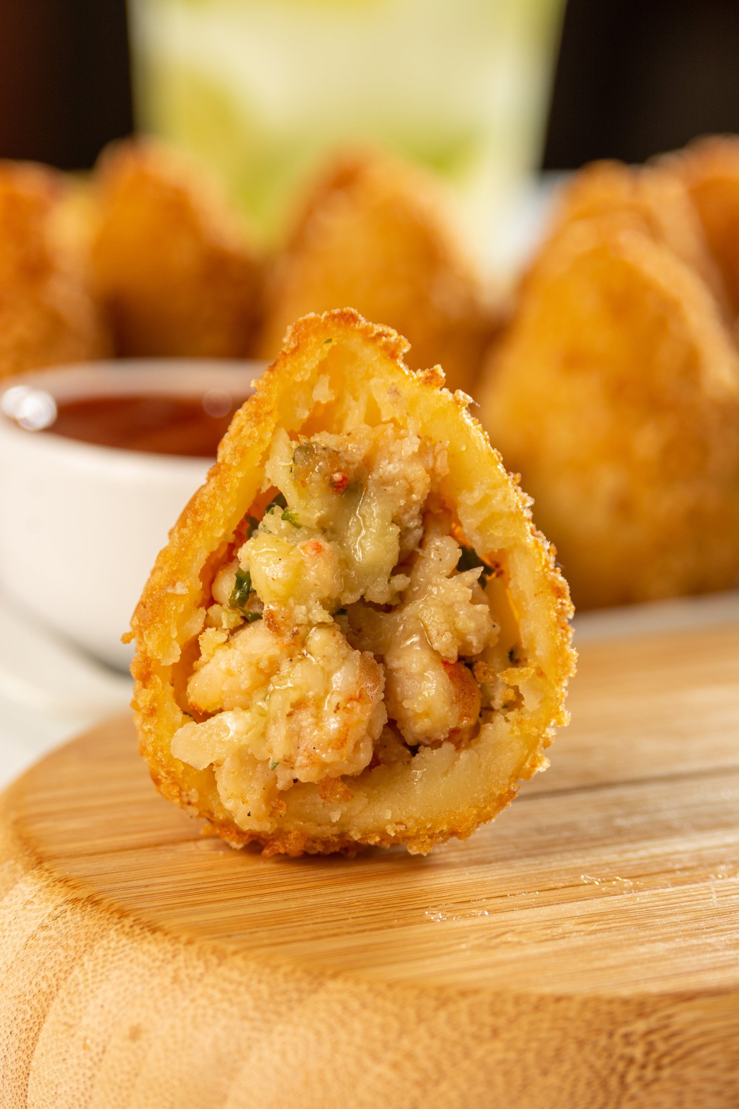 Coxinha de camarão potiguar – pronta para airfryer