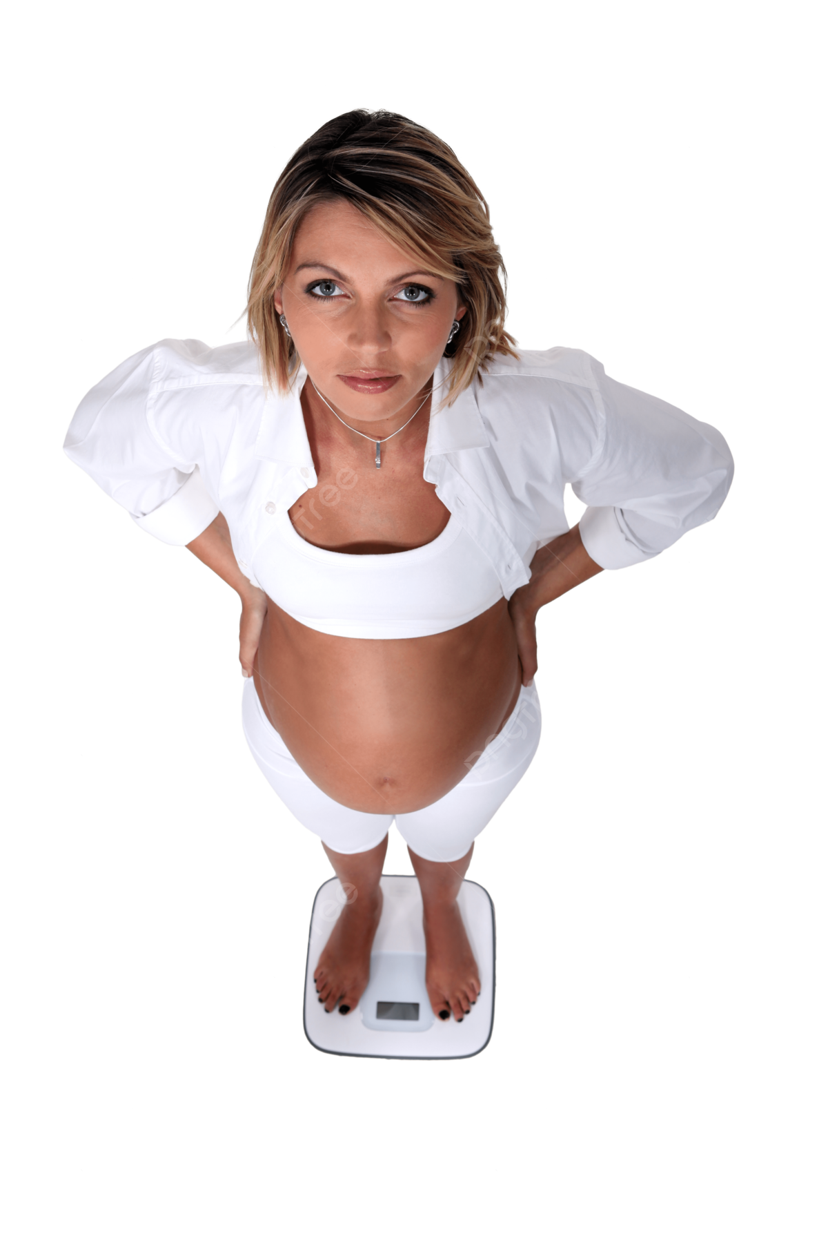 femme sur balance