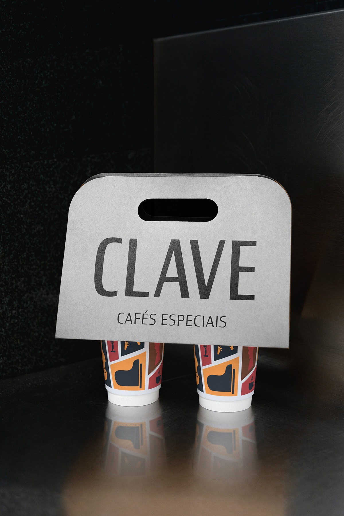 clave cafés @nemachadodesign identidade visual cafeteria