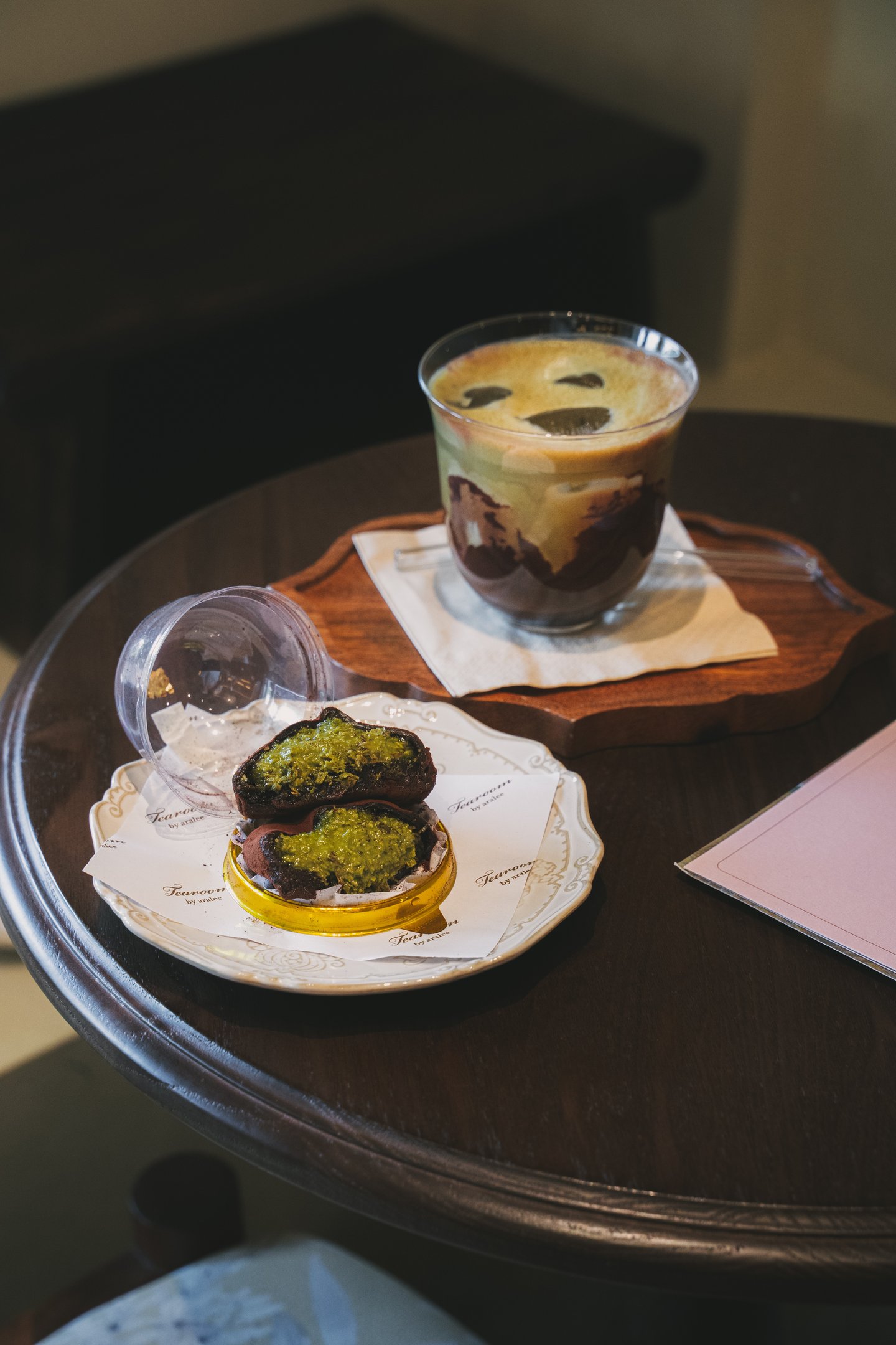 Dubai Mochi & Hojicha Choco at Tearoom by Aralee Batam