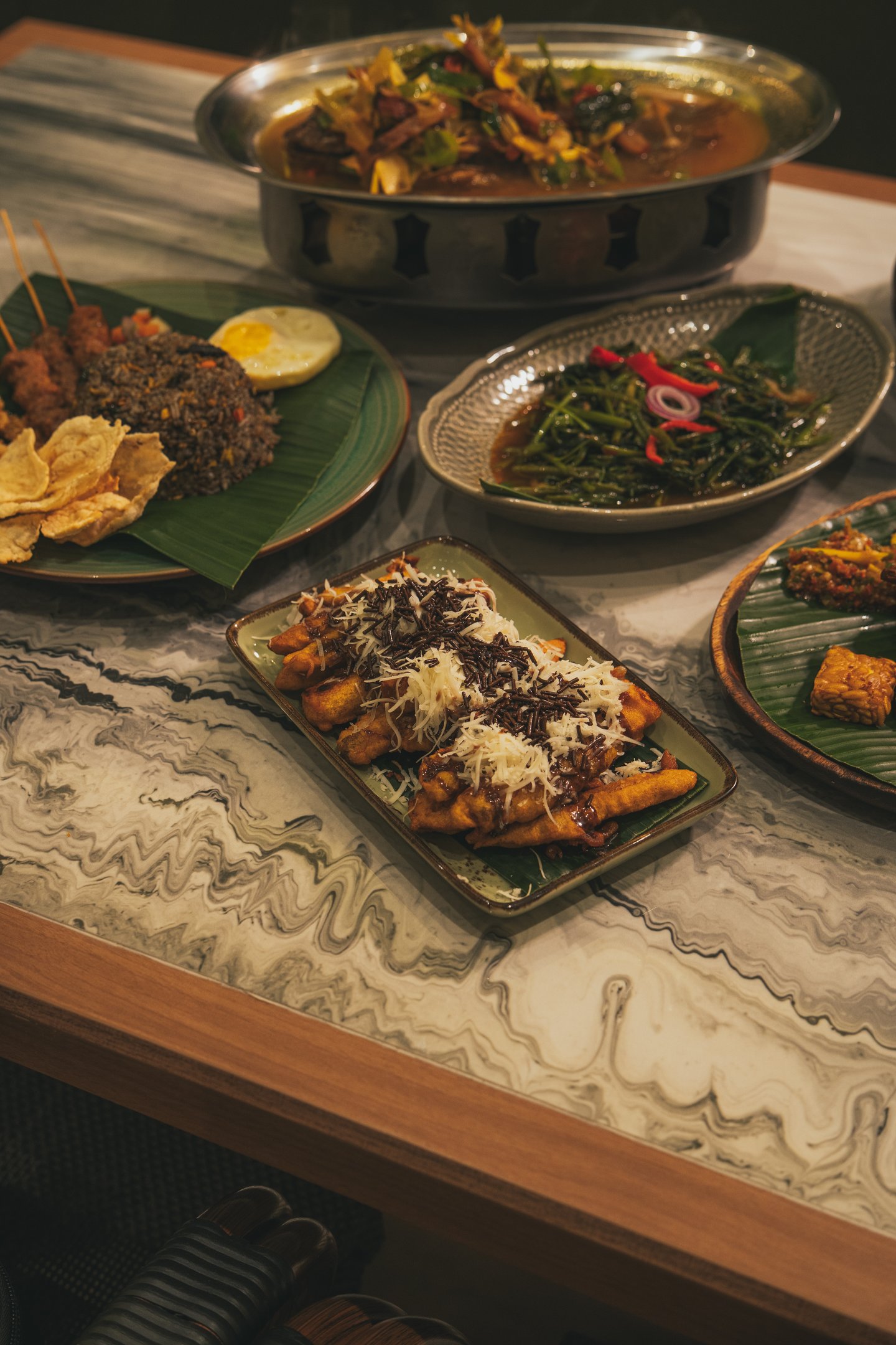 ubi keju coklat at Malaya Cafe Batam