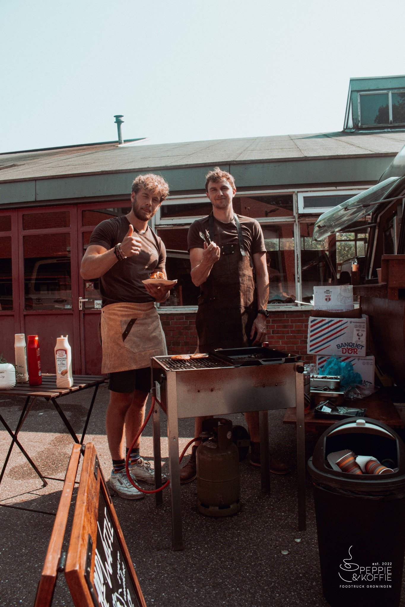 Onze Grillmaster Ben Hager Peppie & Koffie Foodtruck Groningen