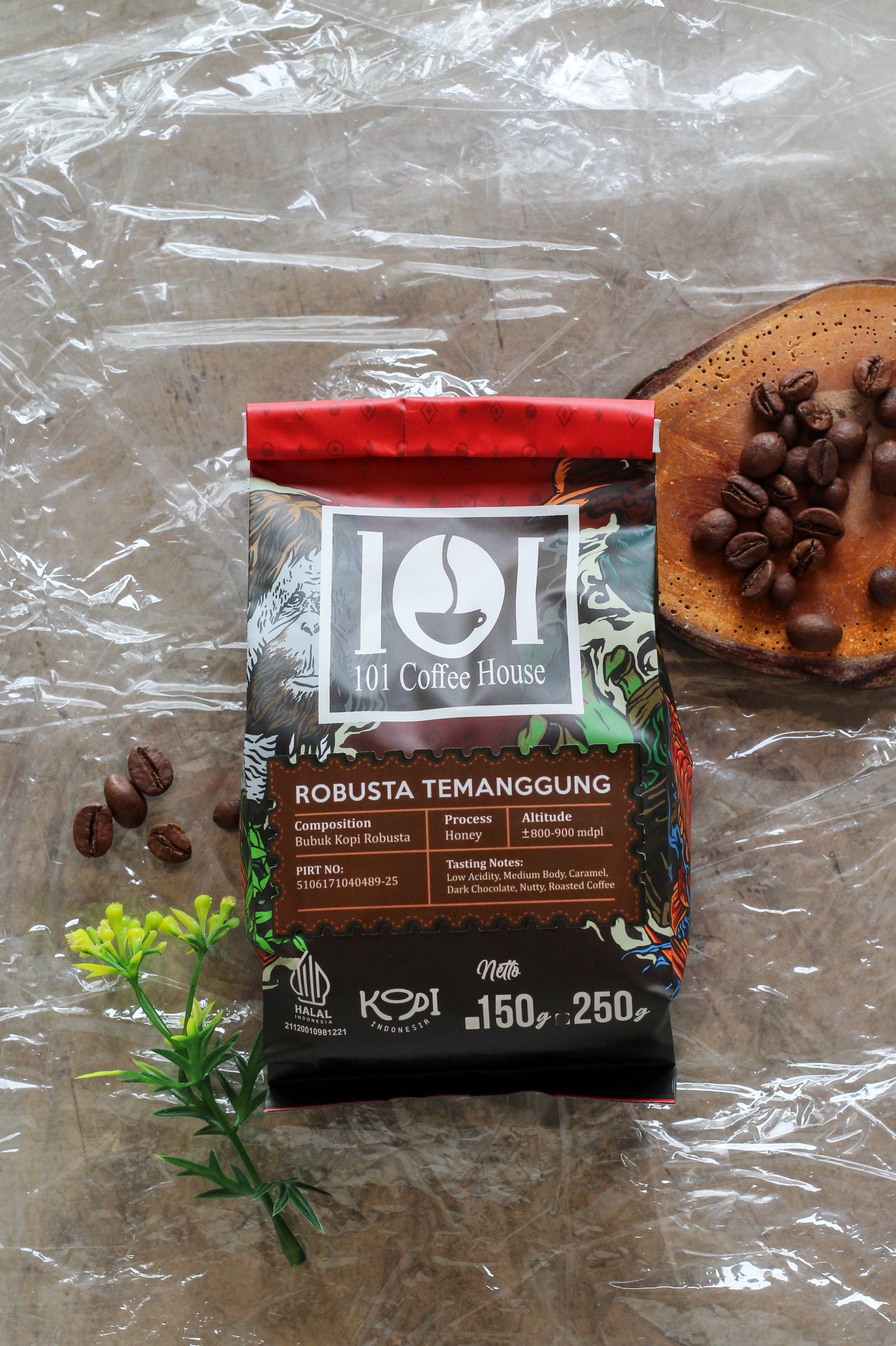 Robusta Temanggung produksi 101 coffee house untuk pembuatan espresso