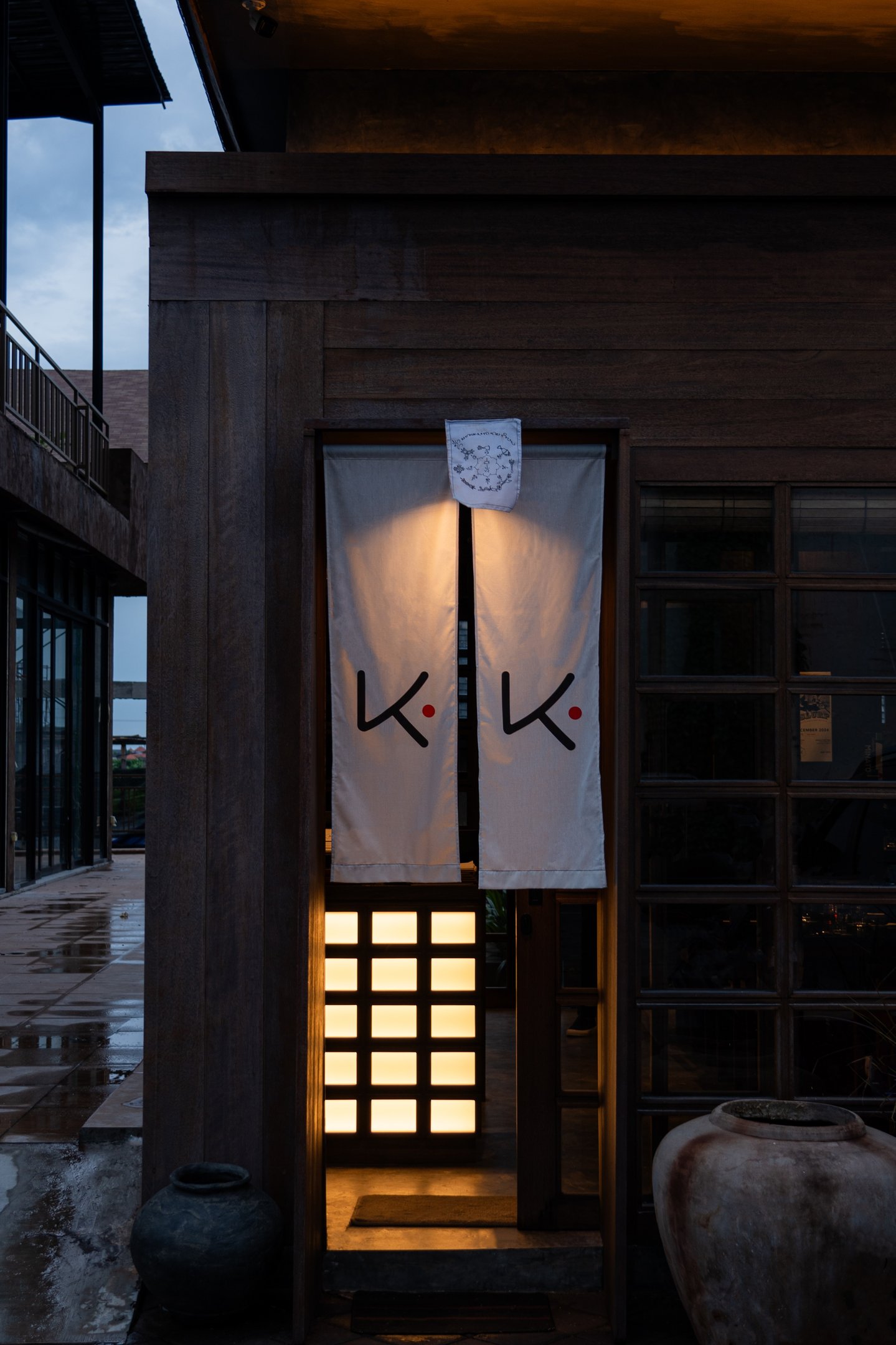 Kenji Ramen Bali restaurant atmosphere - Japanese soul food dining experience in Bali