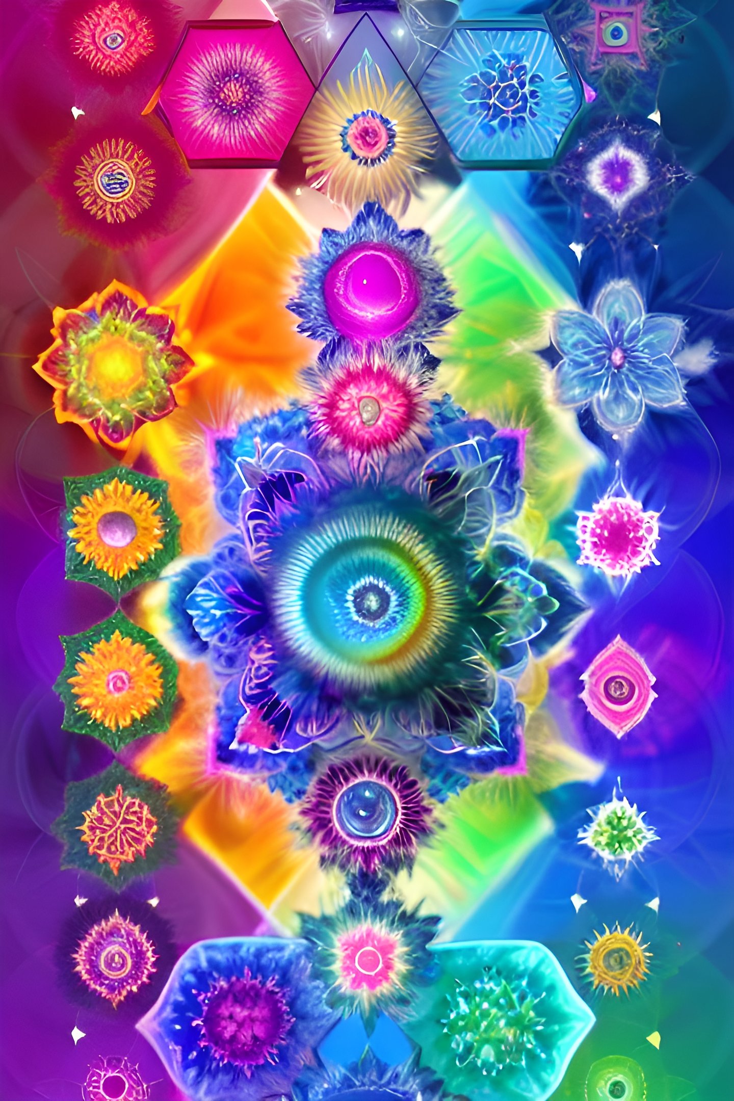 a colorful psychedelic image