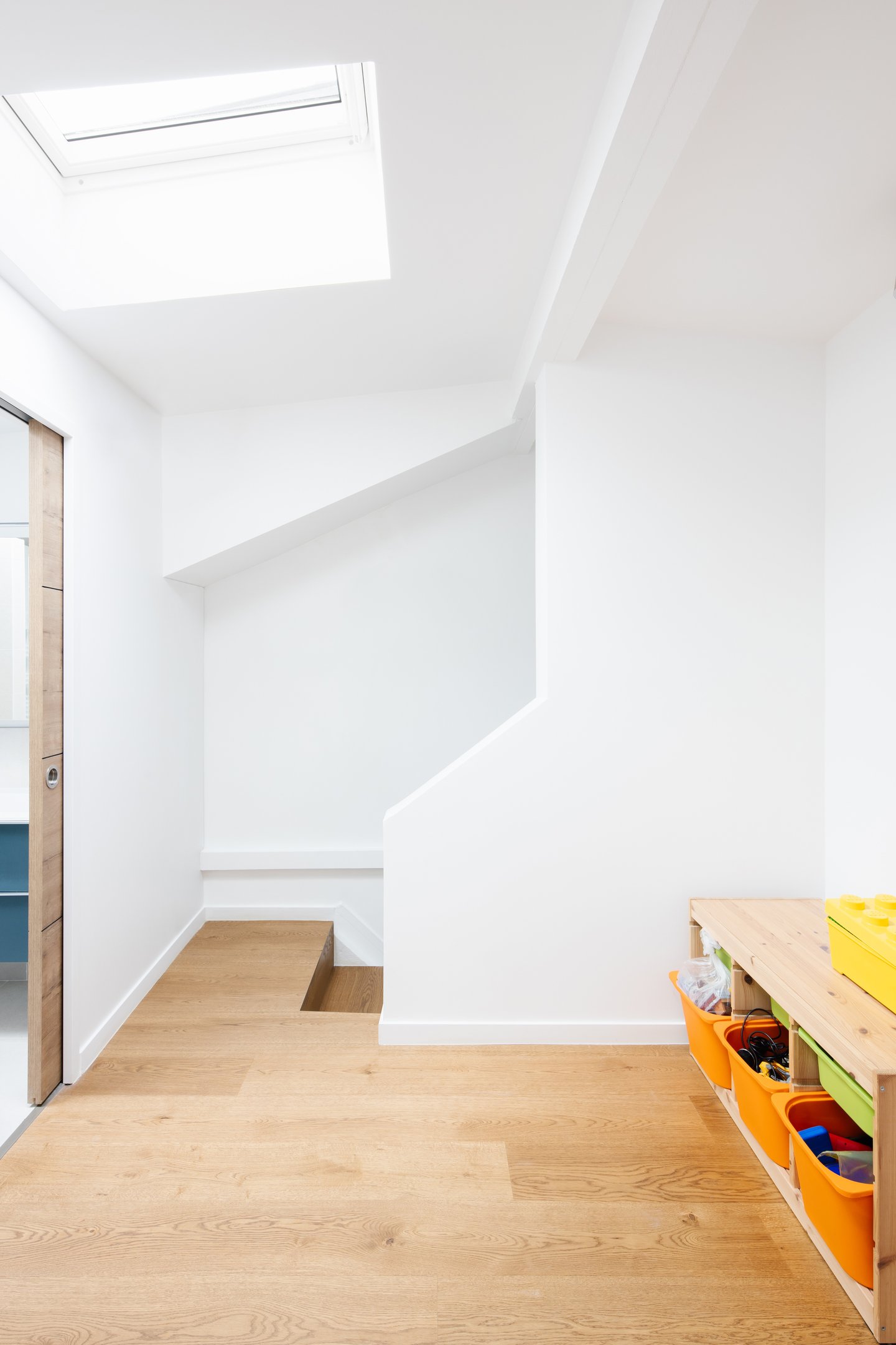 Surelevation of a house with zinc