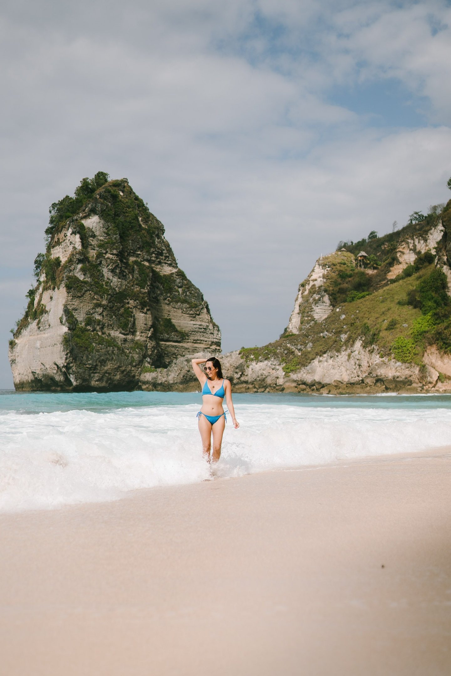 Portrait session at Diamond Beach Nusa Penida Bali