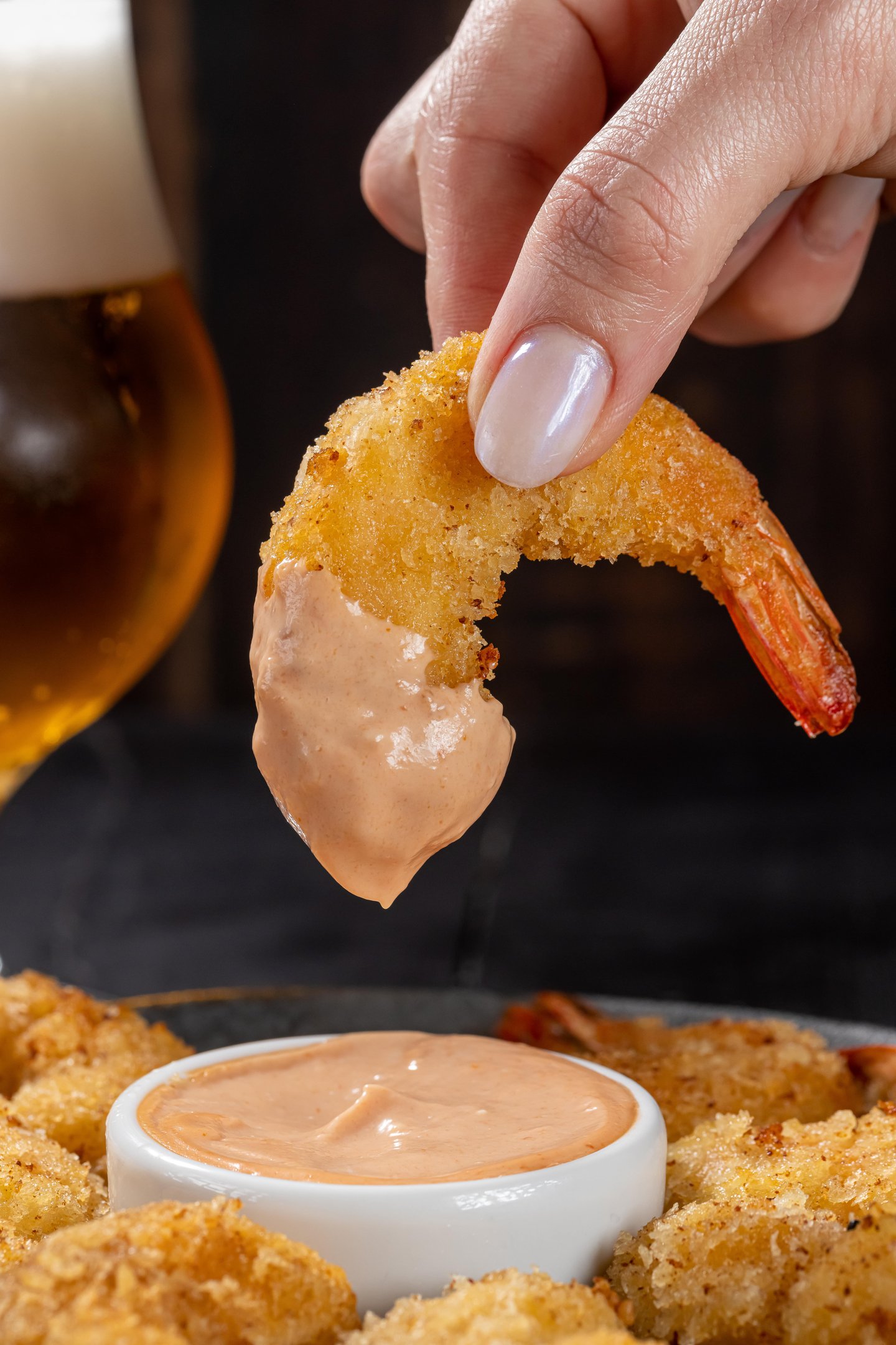 Camarão empanado Camarão do Sol – linha petiscos crocante para air fryer